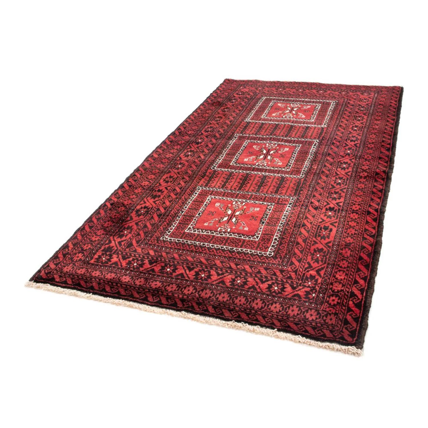 Belutsch Teppich 217 x 121 cm - rot - Image 5