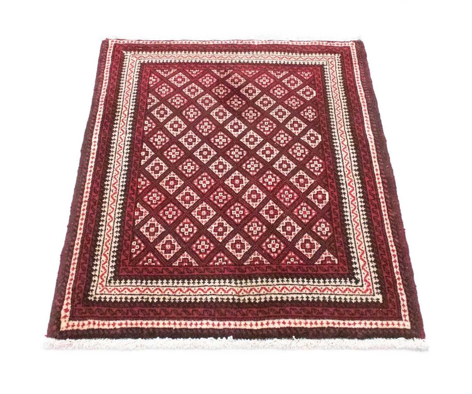 Belutsch Teppich 83 x 68 cm - rot - Image 5