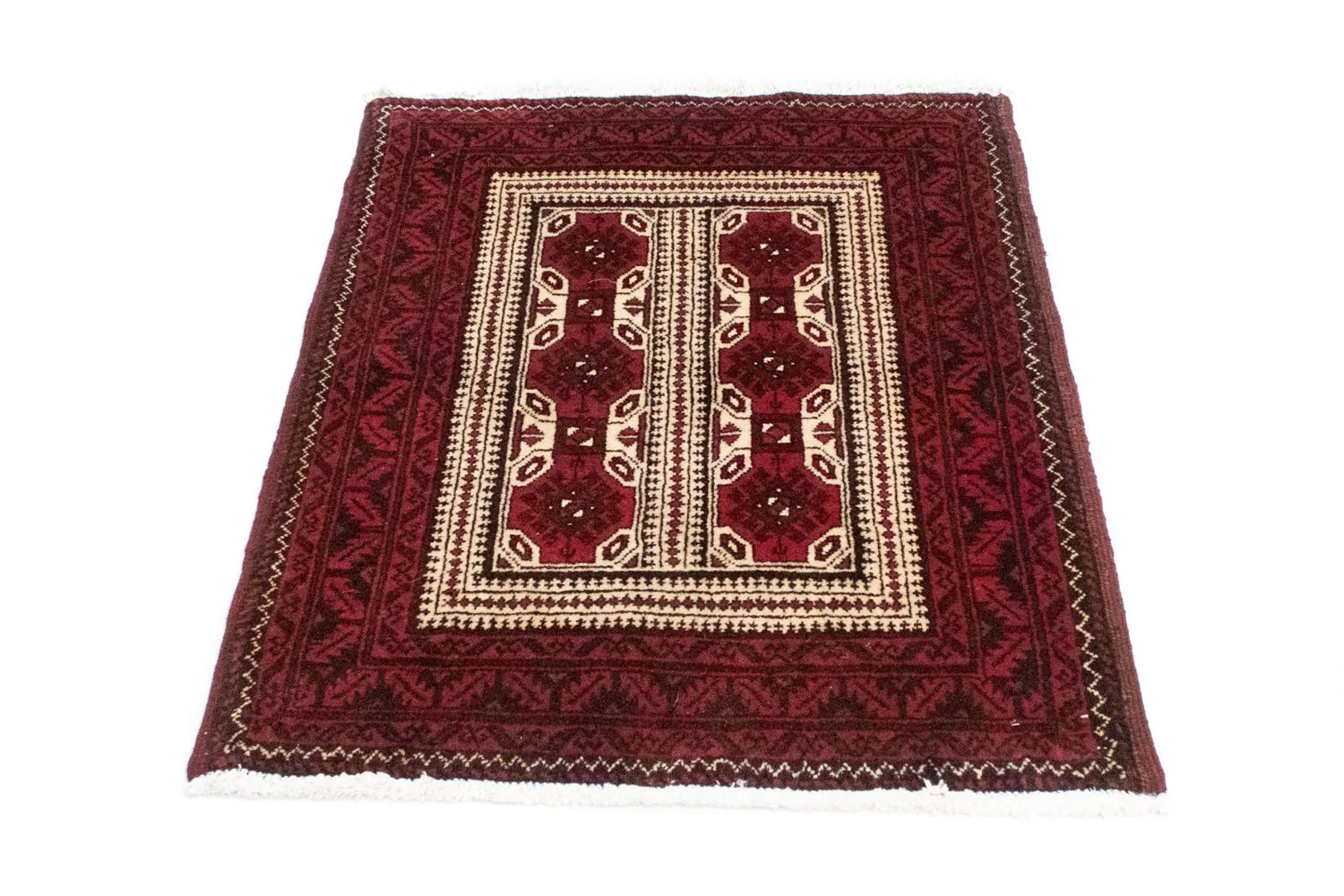Belutsch Teppich 95 x 74 cm - rot - Image 5