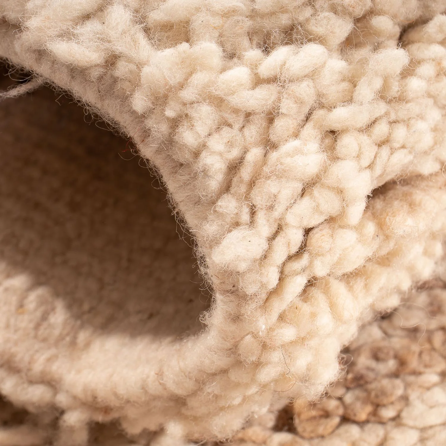 Berber Teppich 100 x 52 cm - beige - Image 4