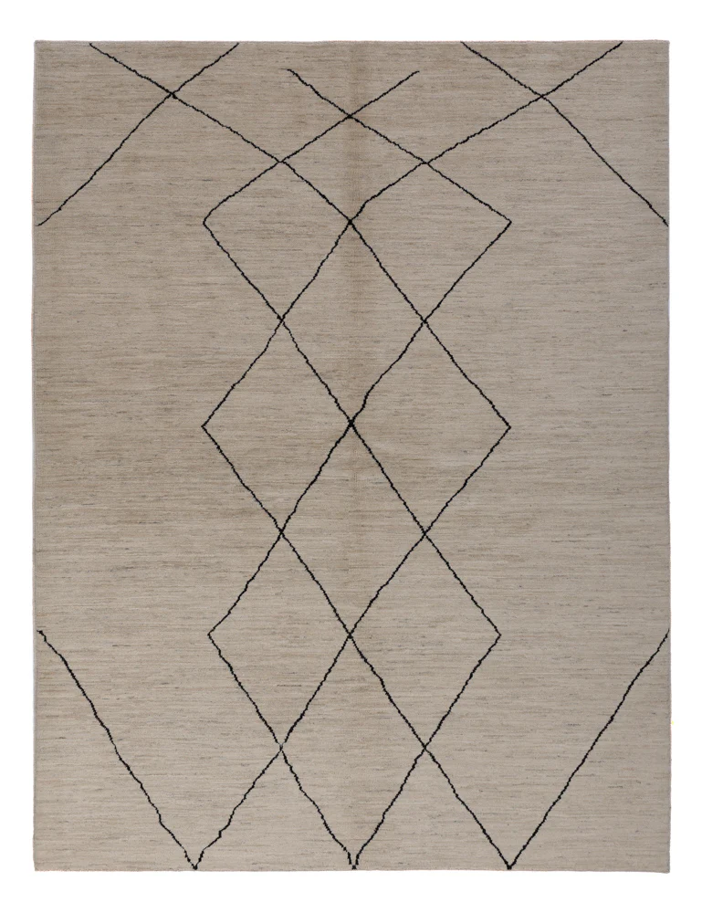 Berber Teppich 235x175cm - Wollteppich