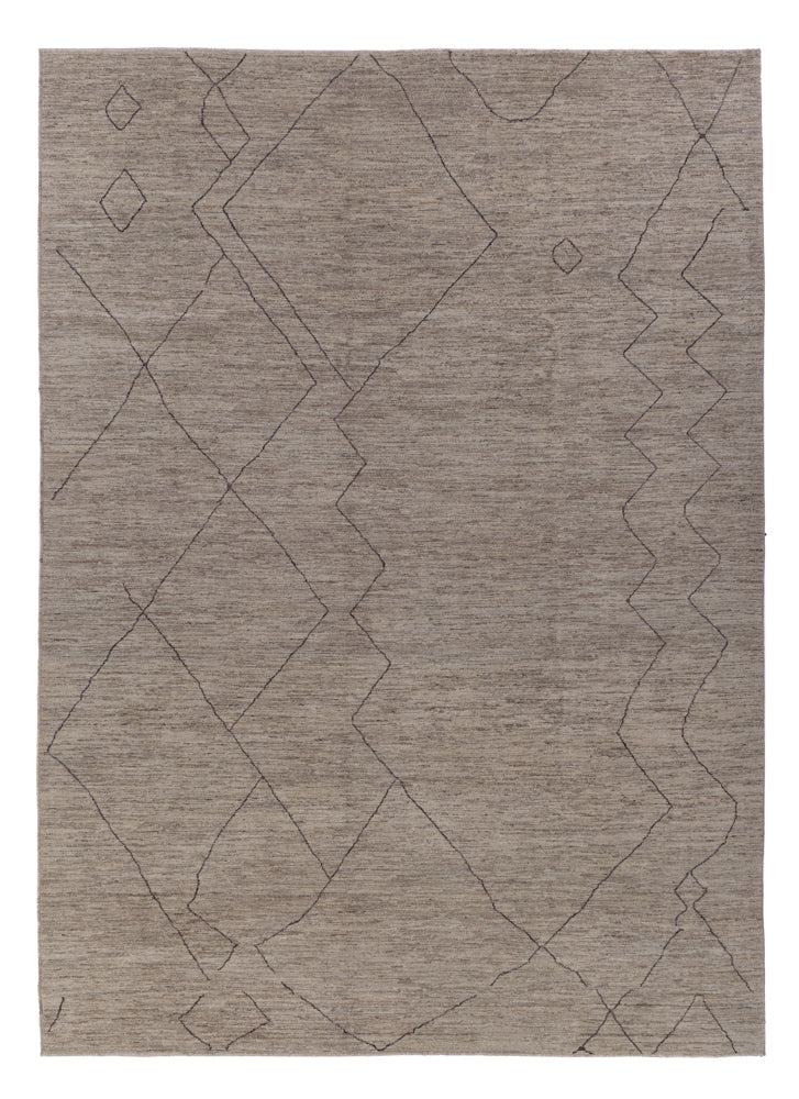 Berber Teppich 347x256cm - Wollteppich