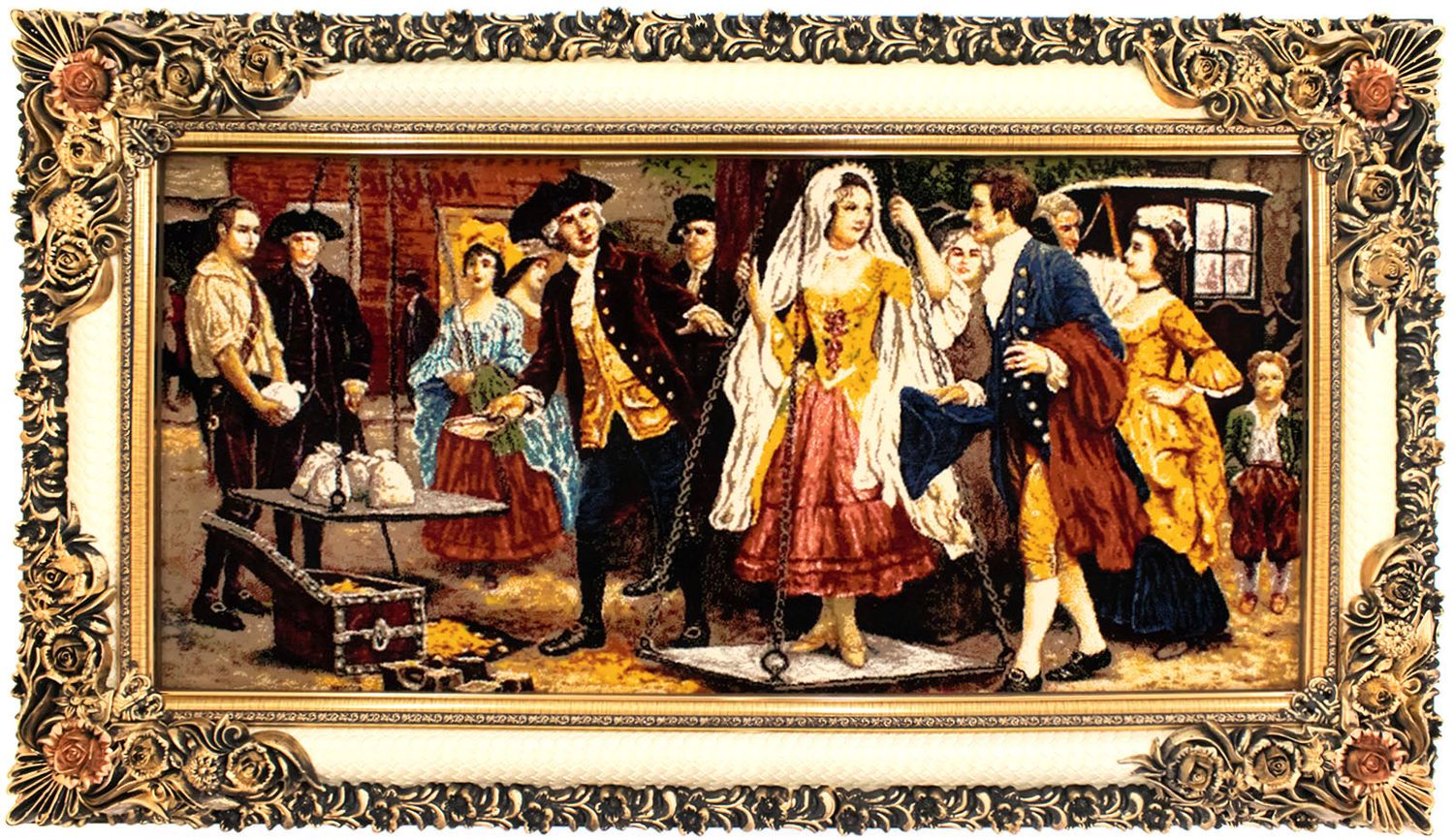 Bild-Teppich 120x70cm - Orientteppich