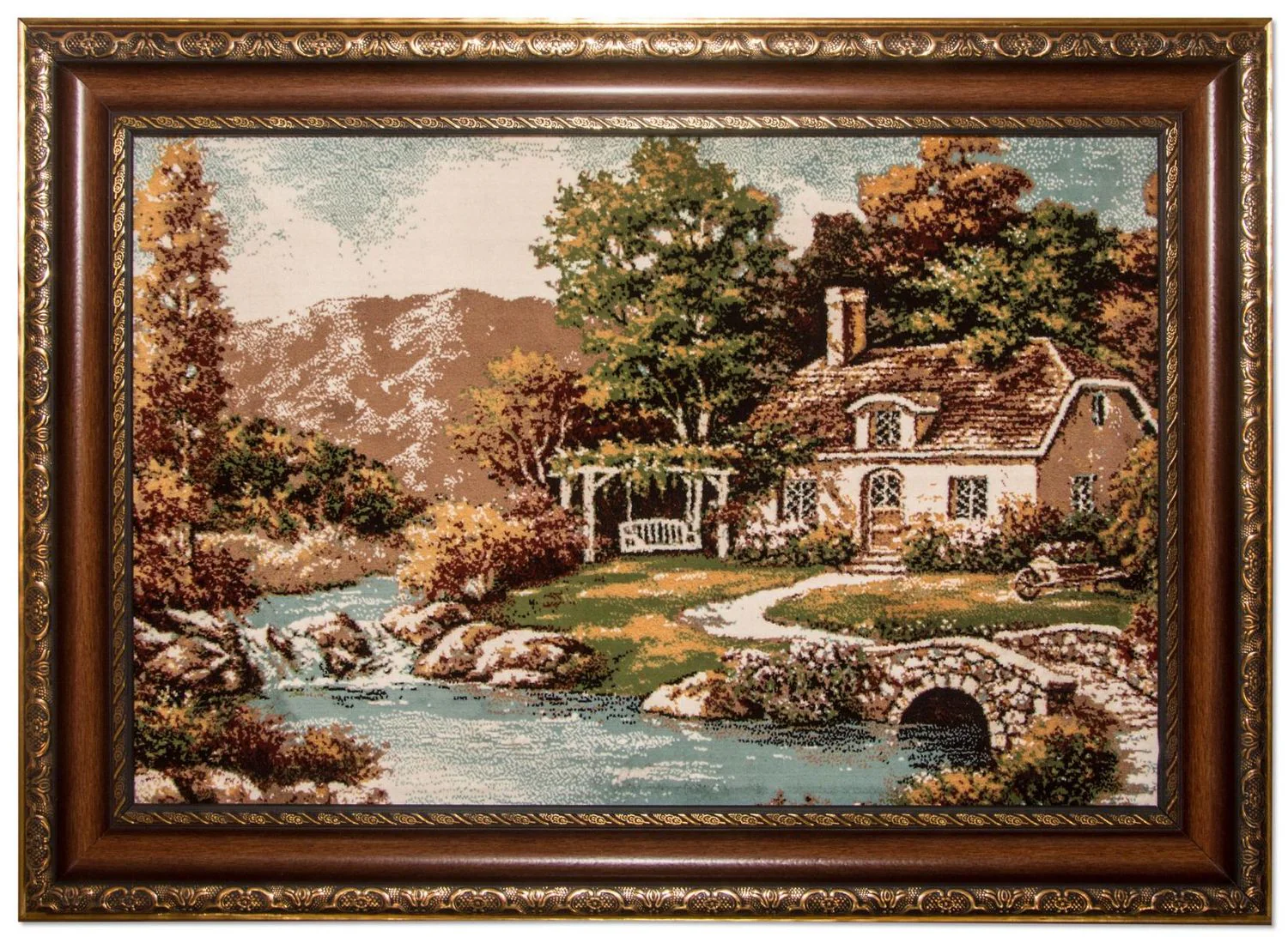 Bild-Teppich 85x60cm - Orientteppich
