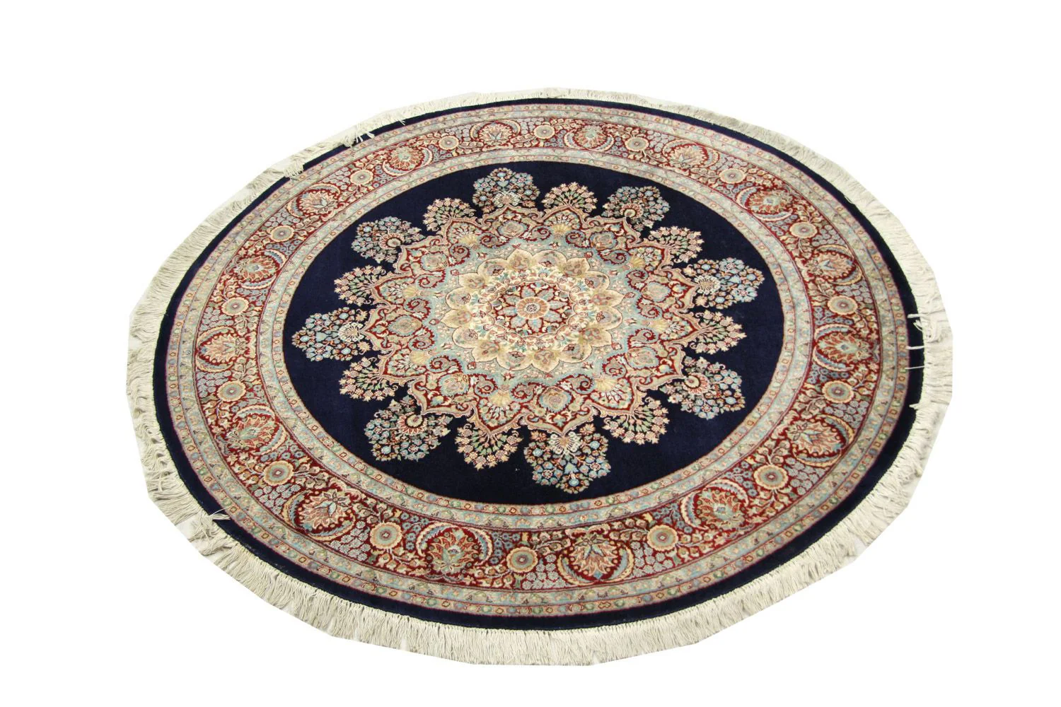 China Teppich 184 x 184 cm - blau
