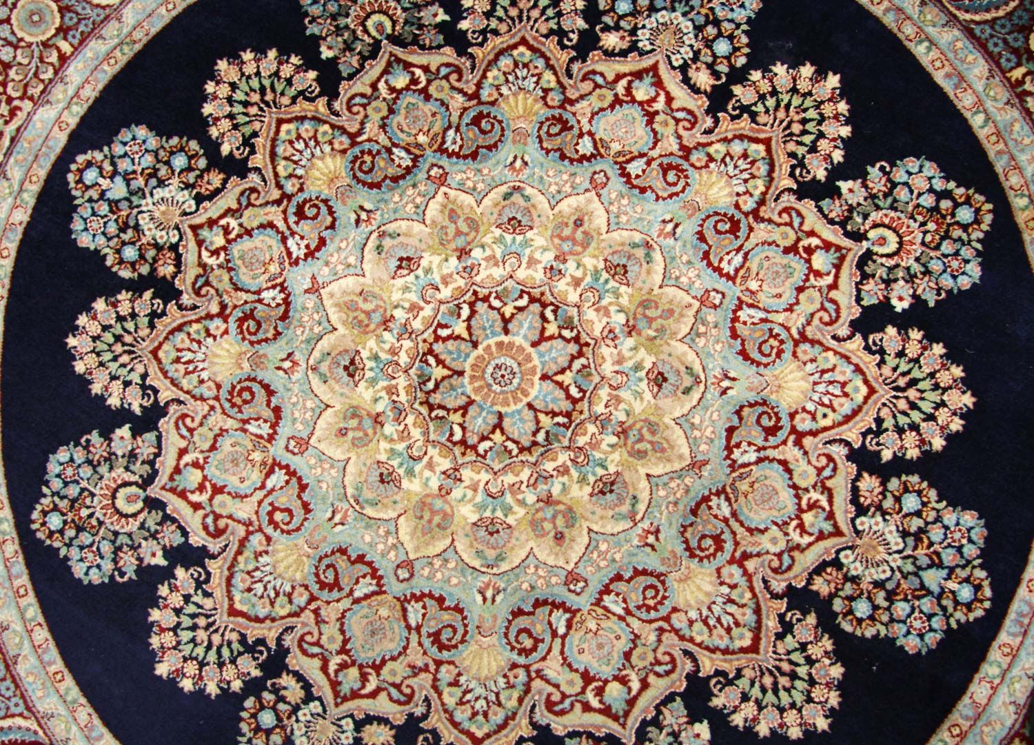China Teppich 184 x 184 cm - blau - Image 2