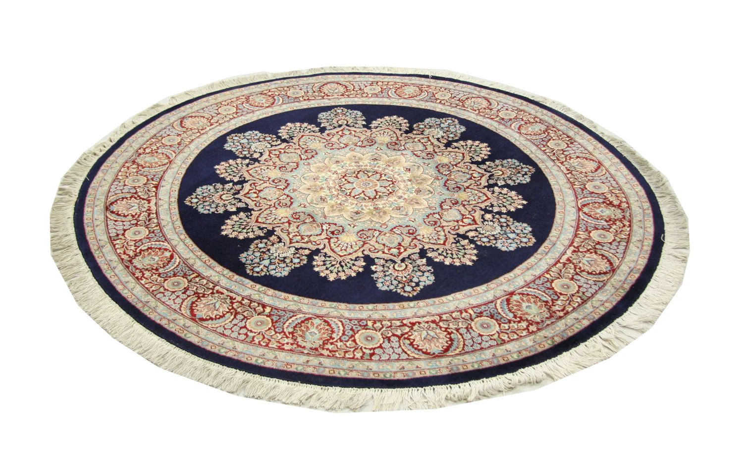 China Teppich 184 x 184 cm - blau - Image 4