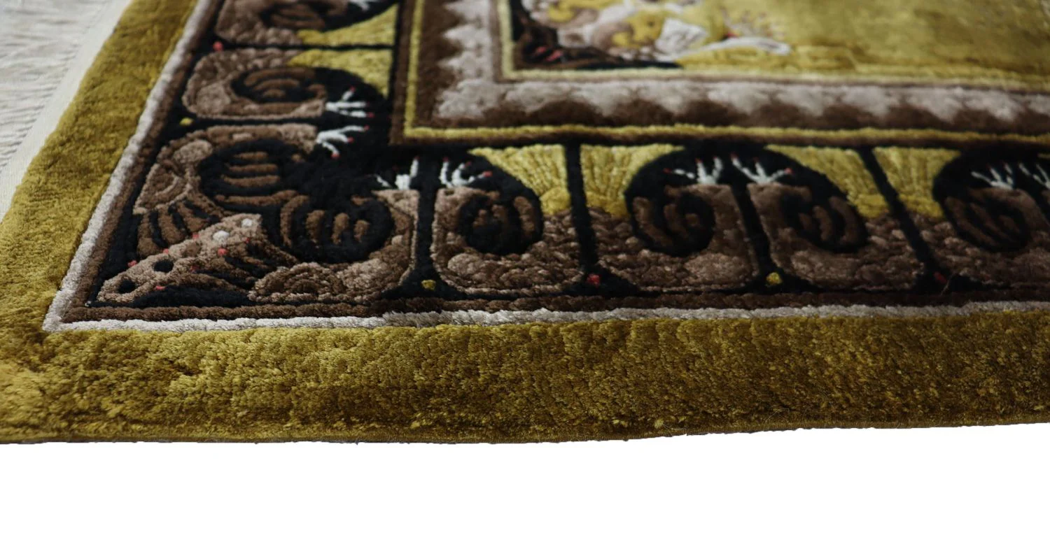 China Teppich 190 x 90 cm - grün - Image 4