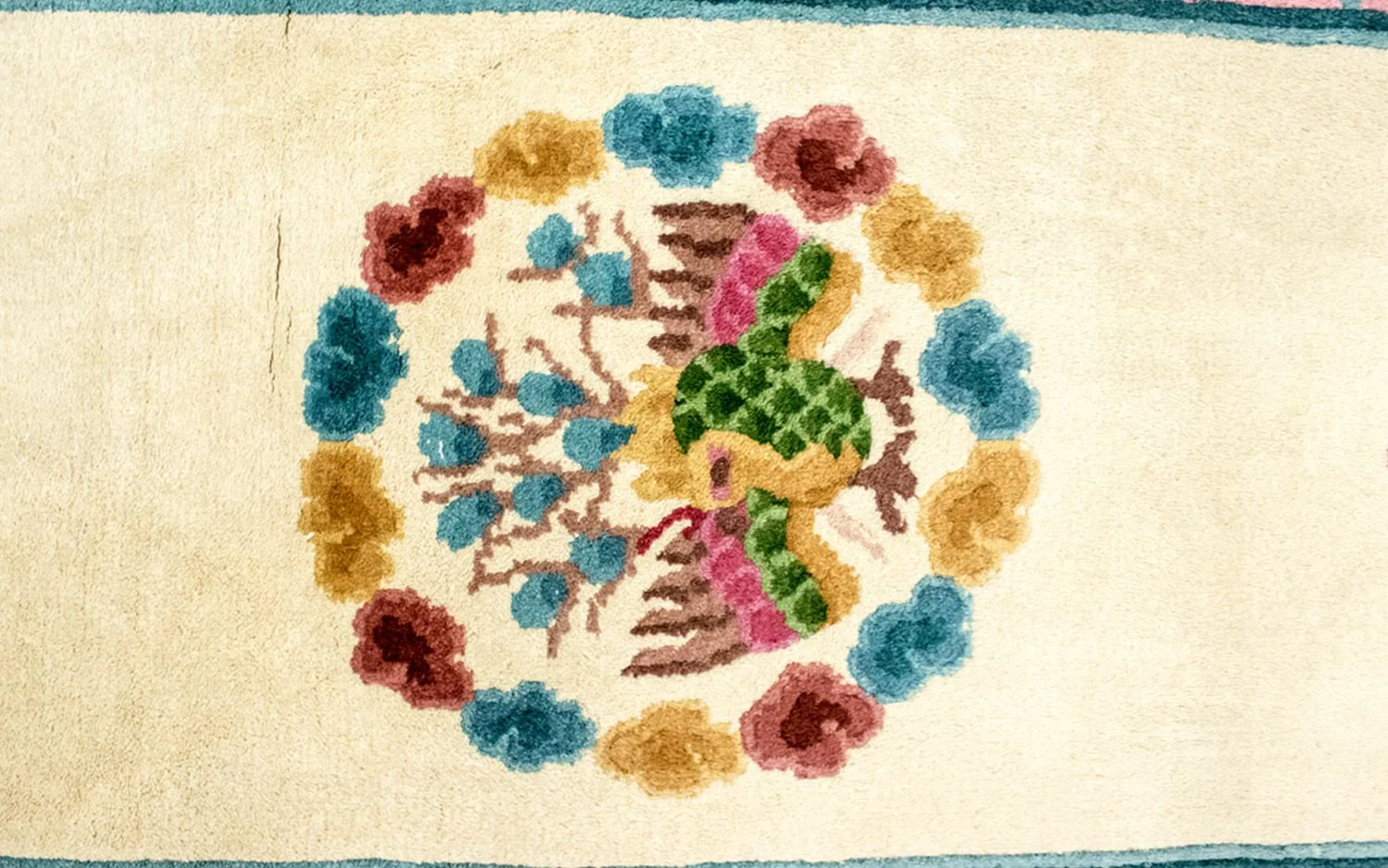 China Teppich 338x70cm - Orientteppich - Image 2