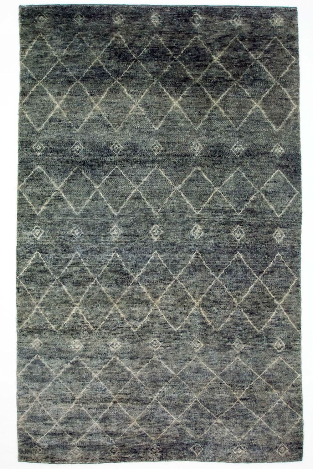 Designer Teppich 251 x 153 cm - grau