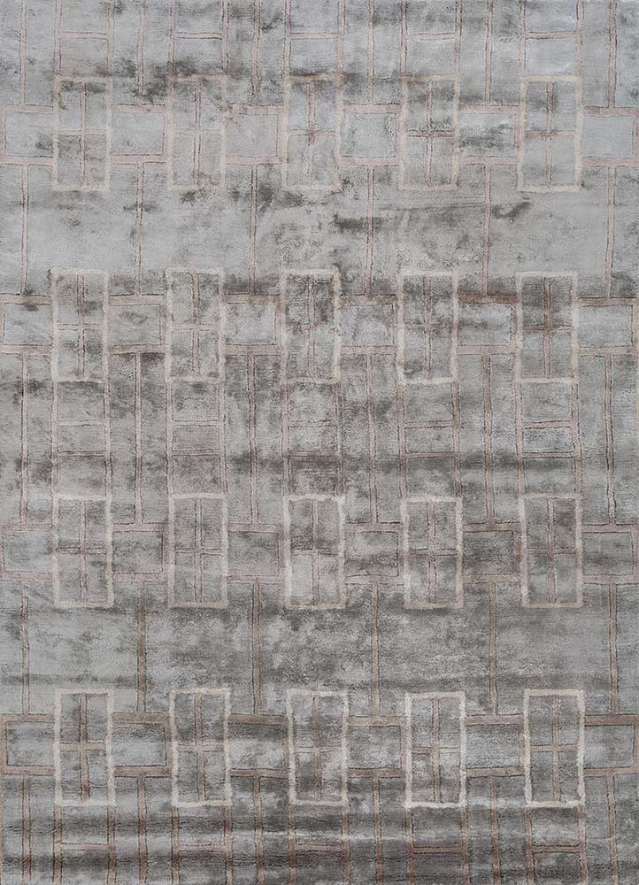 Designer Teppich - 270 x 180 cm - grau