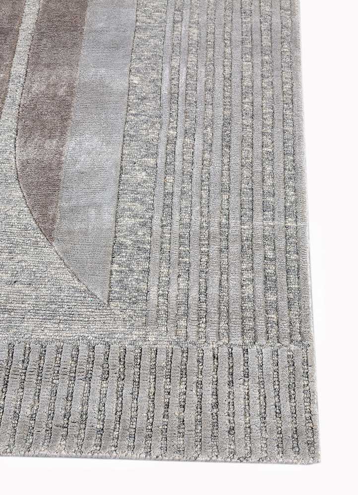 Designer Teppich - 270 x 180 cm - silber - Image 3