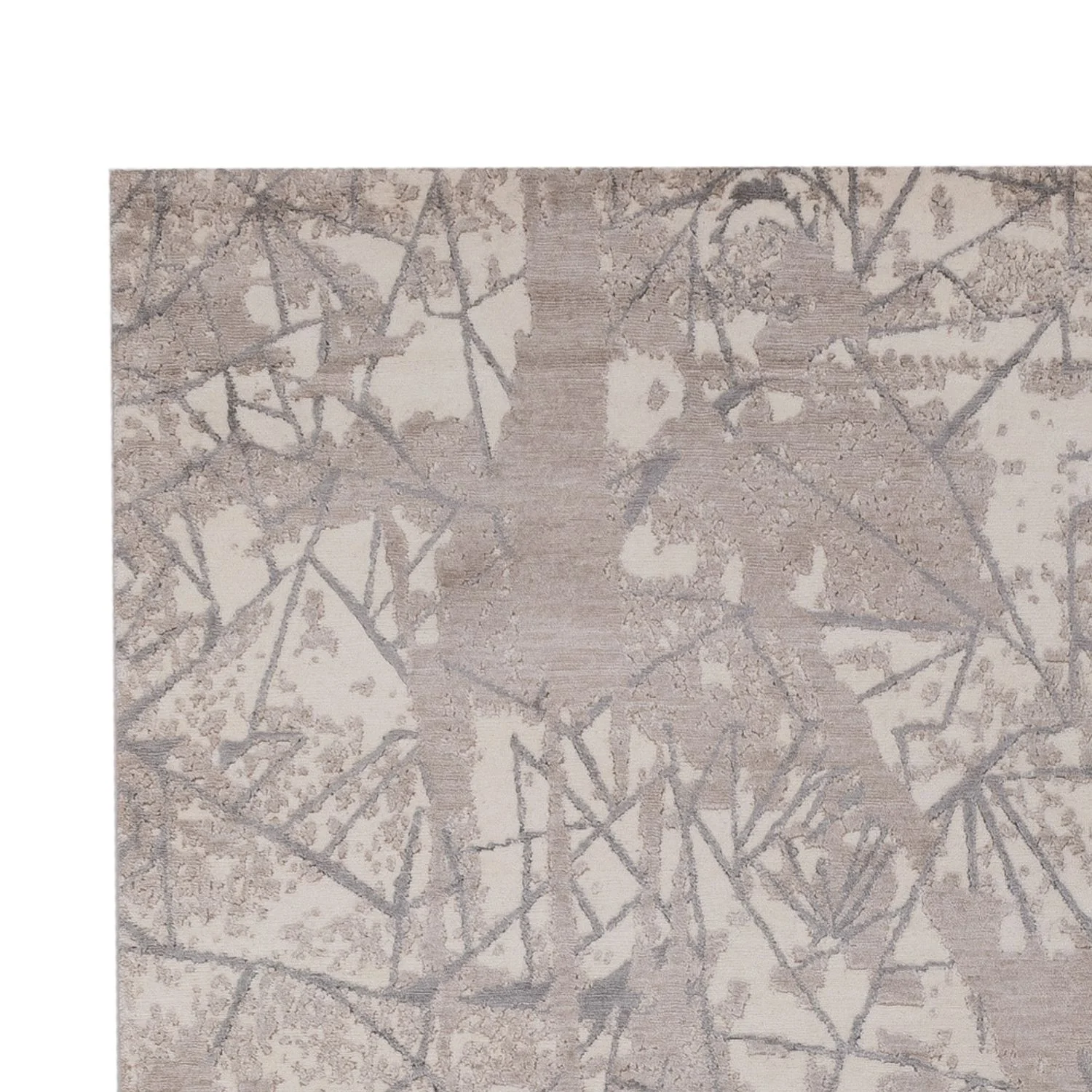 Designer Teppich - 301 x 204 cm - silber - Image 3