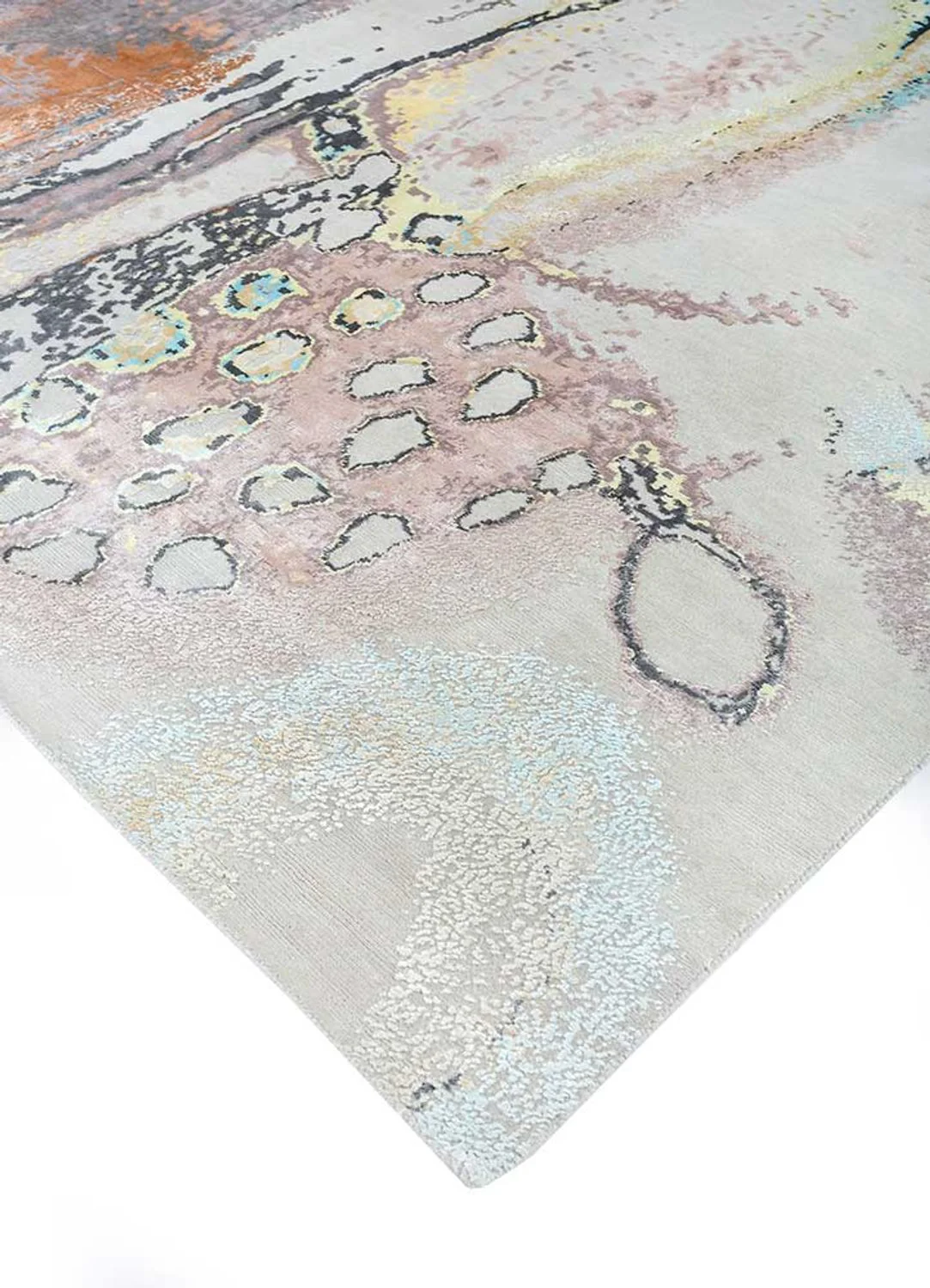 Designer Teppich - 450 x 360 cm - silber - Image 2