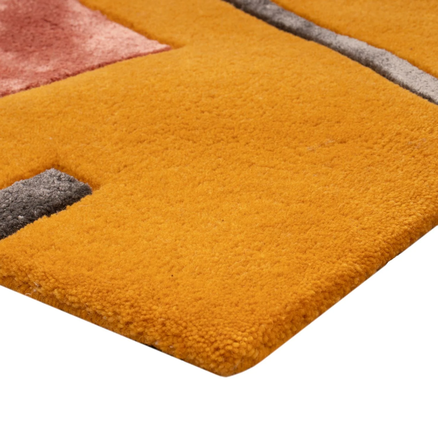 Designer Teppich - 90 x 60 cm - gold - Image 4