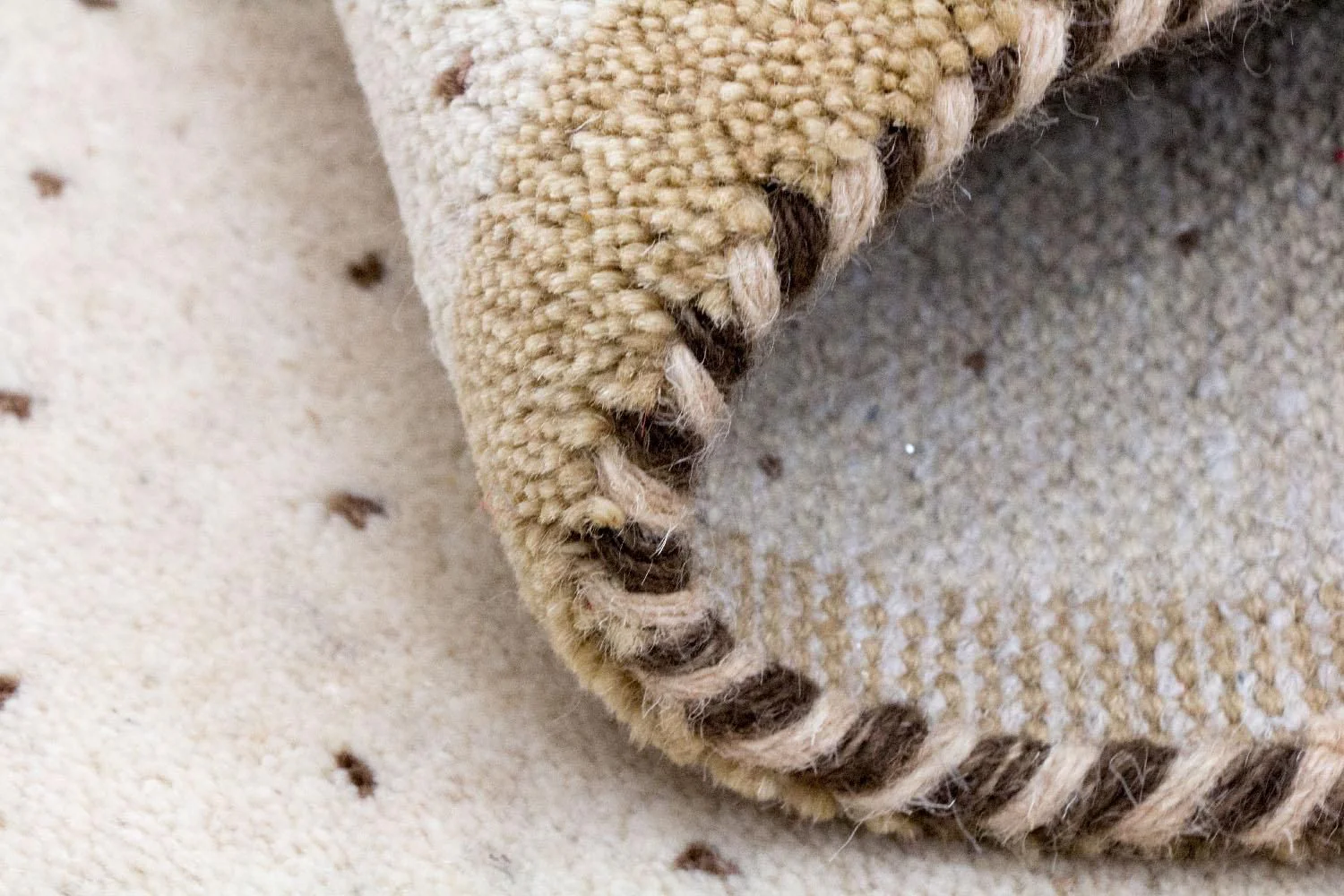 Gabbeh Teppich - Indus 136 x 72 cm - beige - Image 4