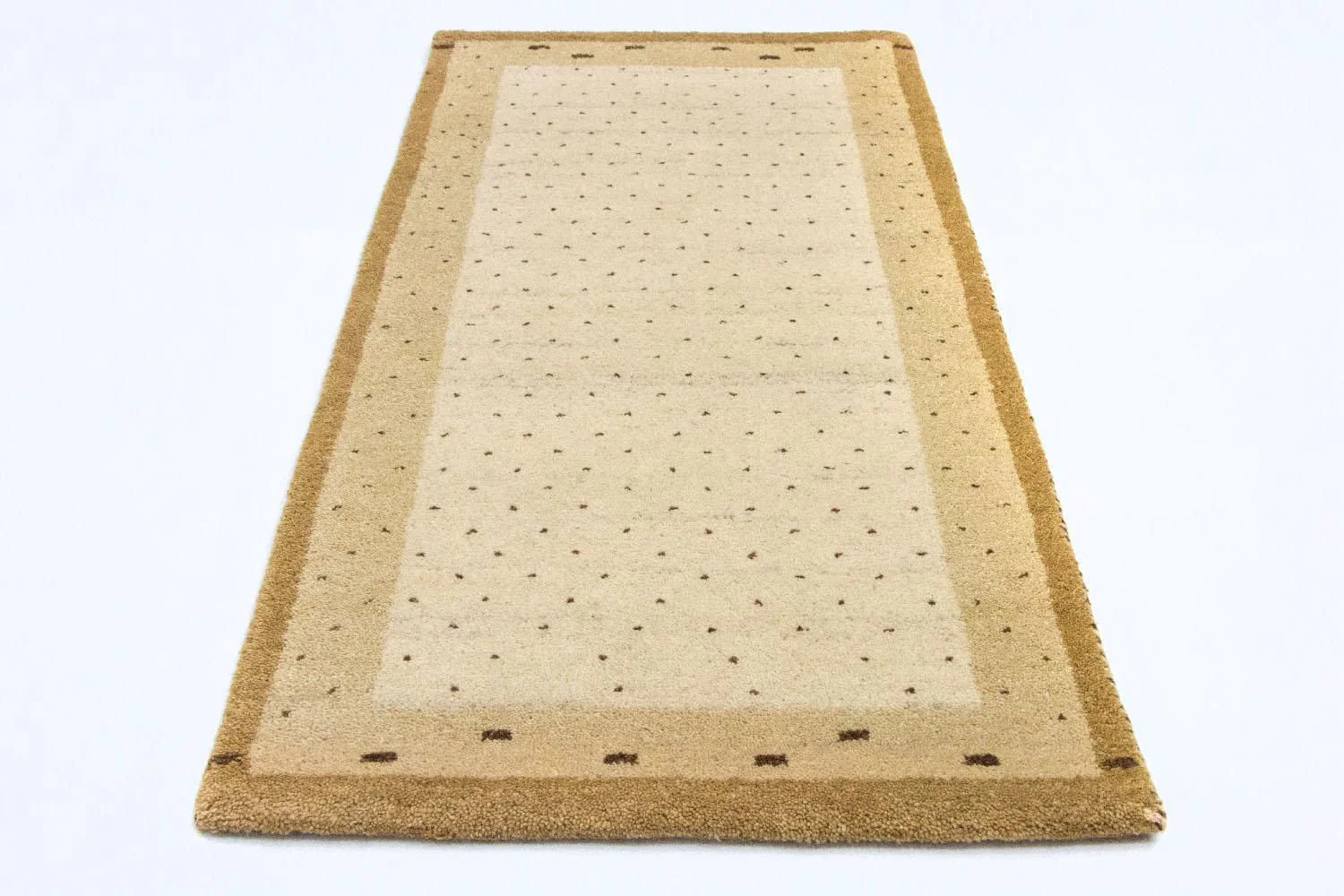 Gabbeh Teppich - Indus 136 x 72 cm - beige - Image 5