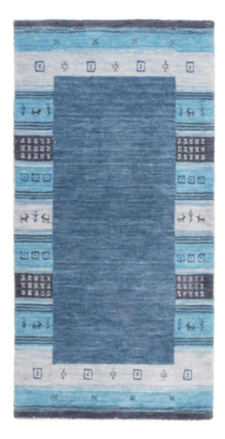 Gabbeh Teppich Indus 140x70cm - Wollteppich