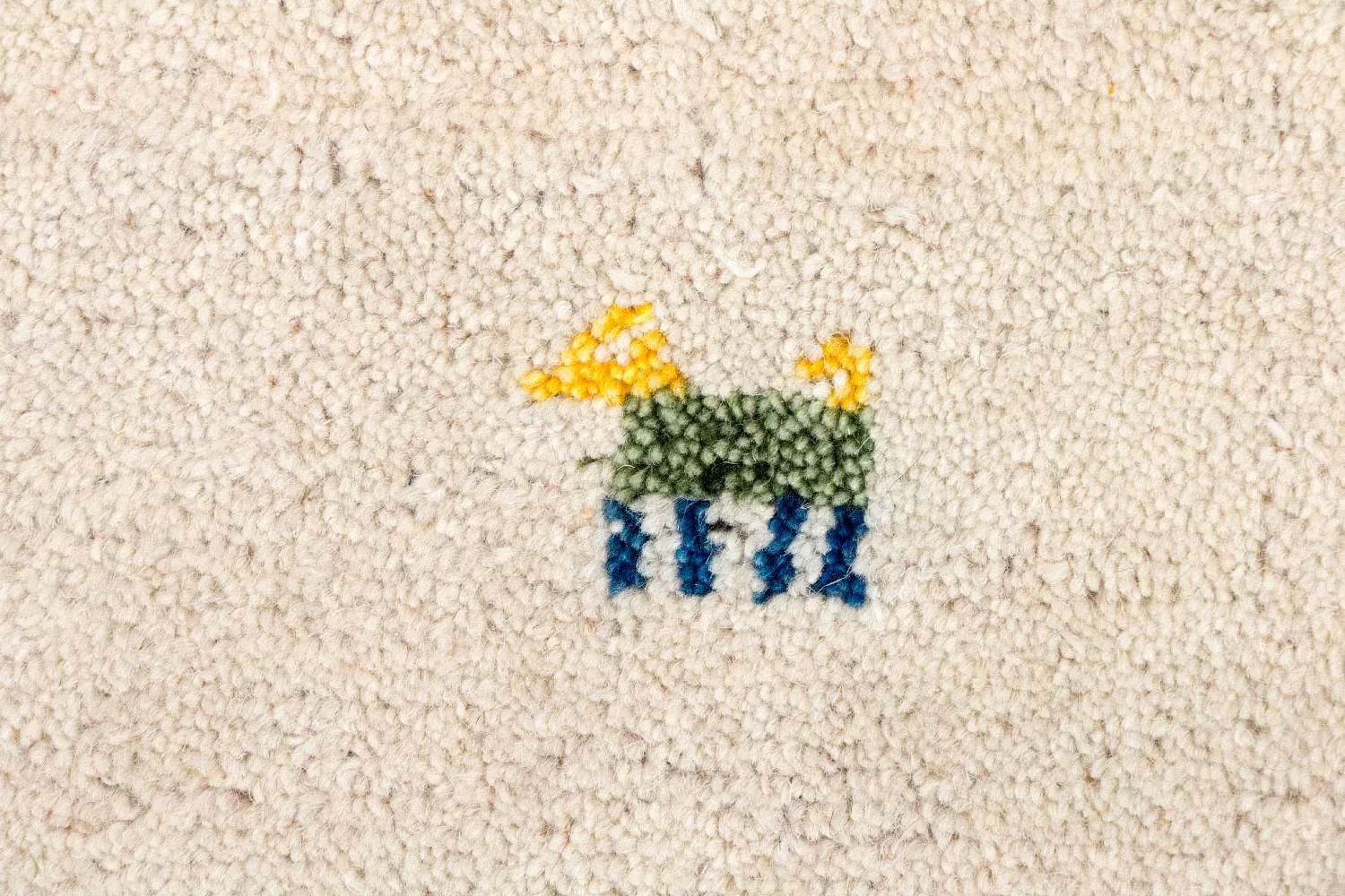 Gabbeh Teppich - Indus 140 x 70 cm - beige - Image 5
