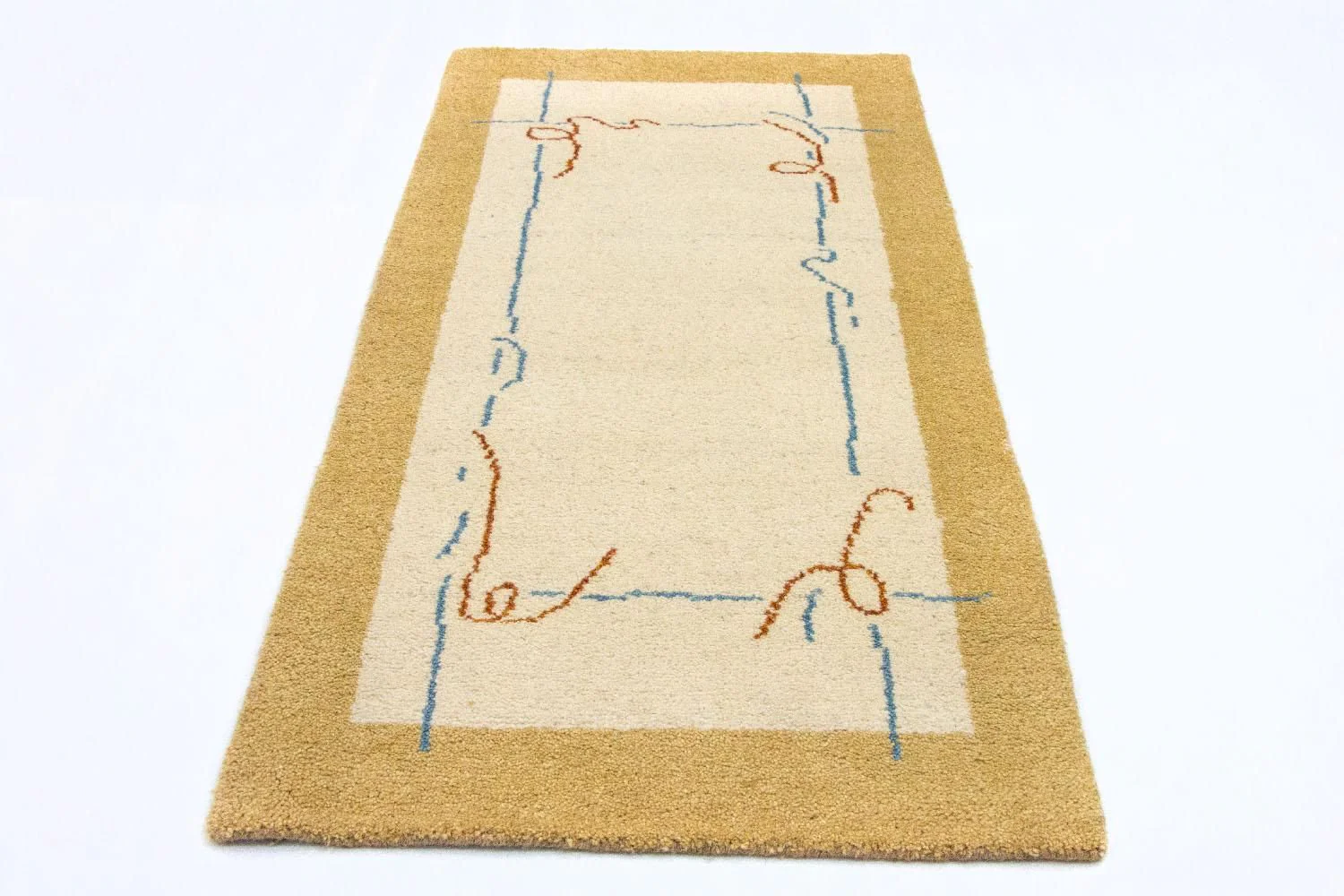Gabbeh Teppich - Indus 140 x 70 cm - beige - Image 2