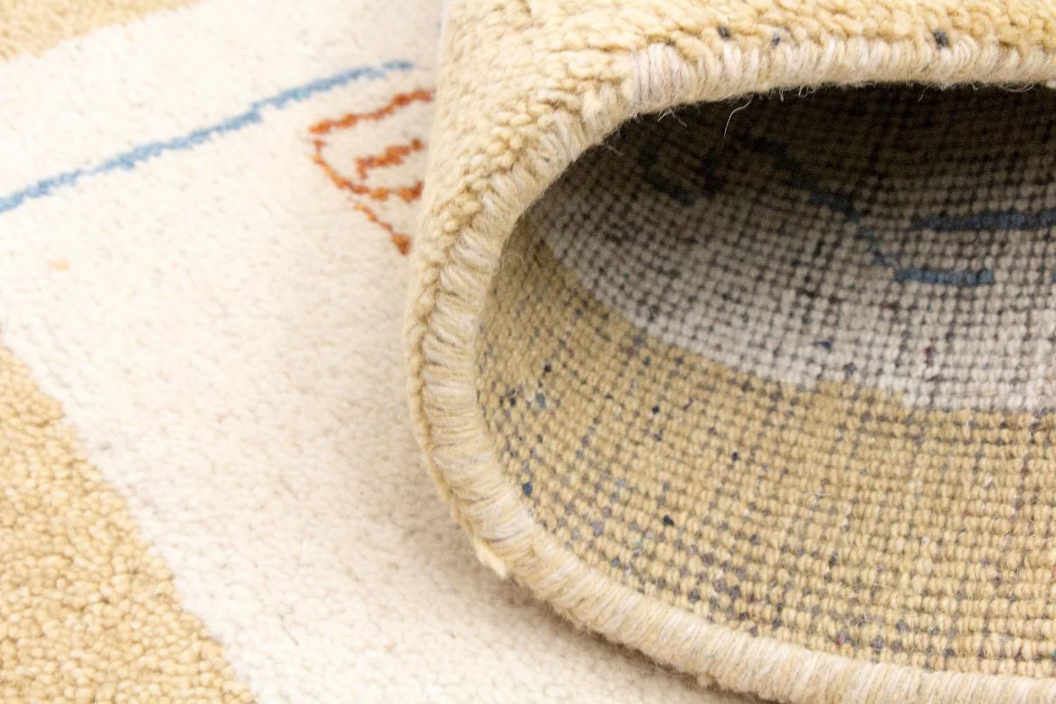 Gabbeh Teppich - Indus 140 x 70 cm - beige - Image 6