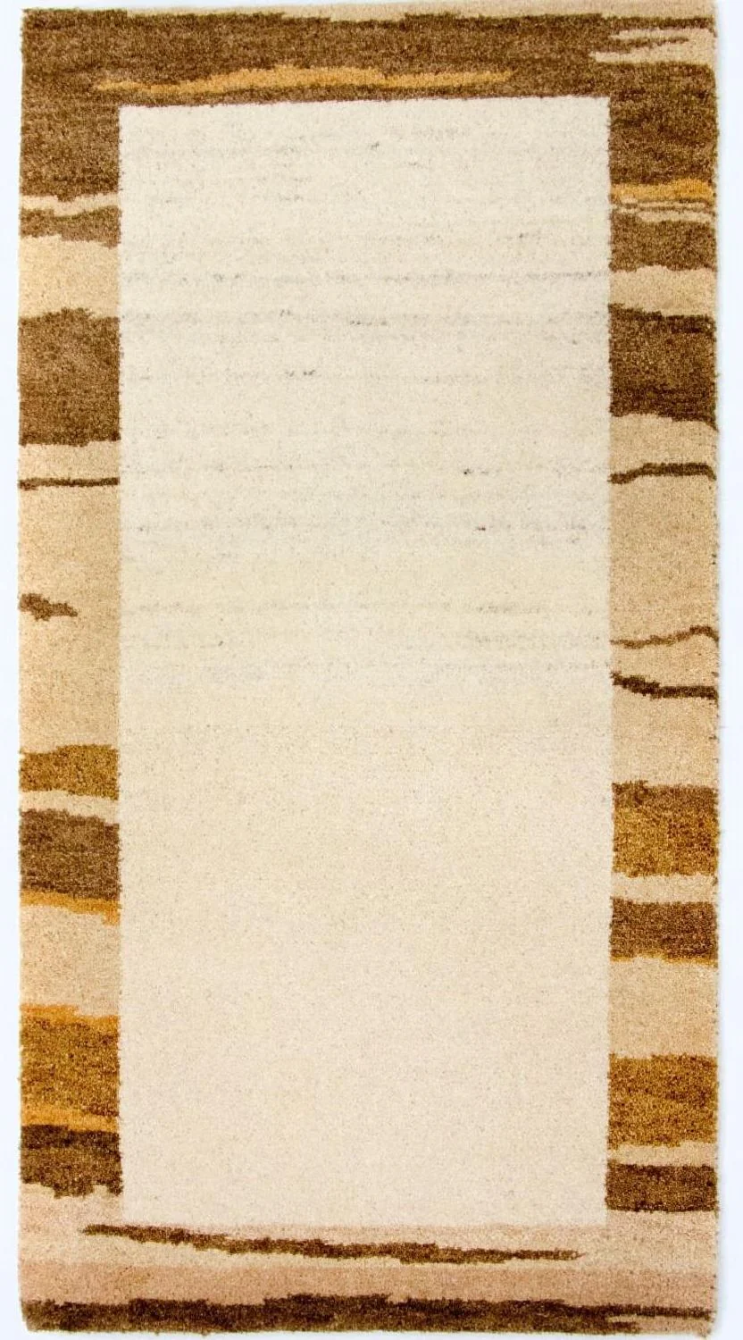 Gabbeh Teppich Indus 141x75cm - Wollteppich