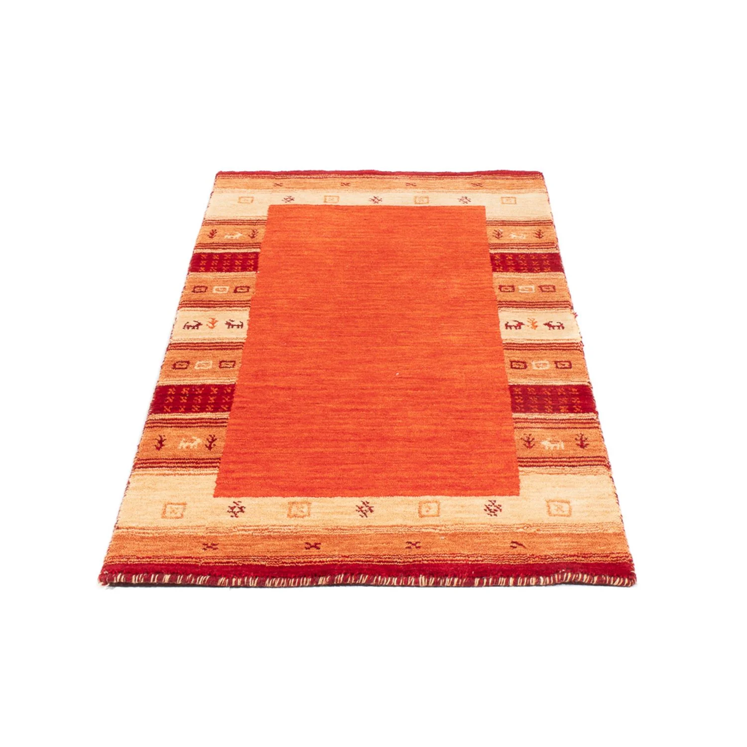 Gabbeh Teppich - Indus - 145 x 70 cm - orange - Image 4