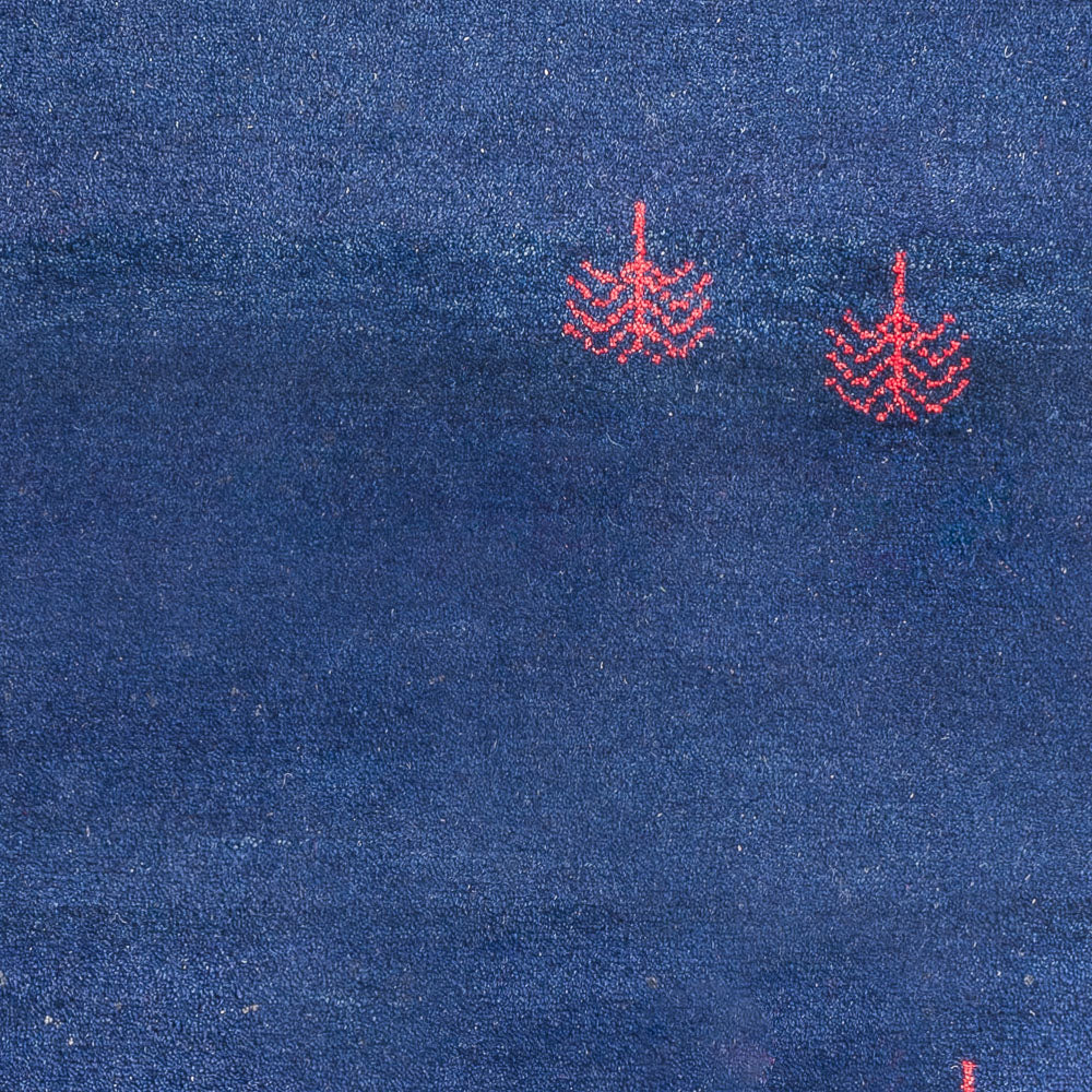 Gabbeh Teppich - Indus - 180 x 120 cm - dunkelblau - Image 2