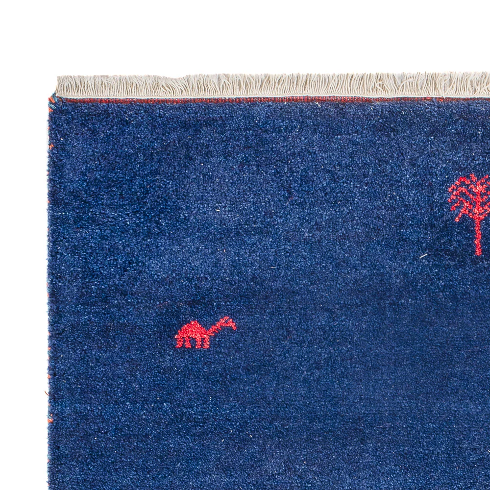 Gabbeh Teppich - Indus - 180 x 120 cm - dunkelblau - Image 3