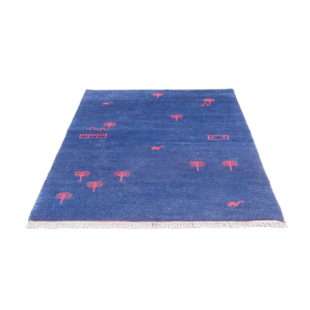 Gabbeh Teppich - Indus - 180 x 120 cm - dunkelblau - Image 5