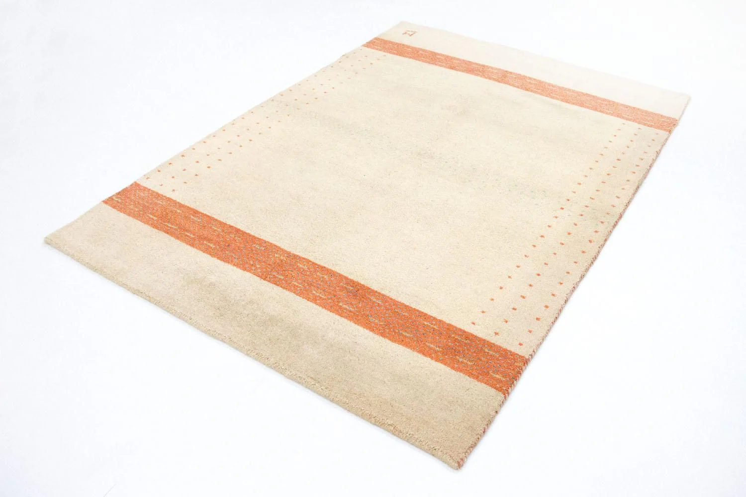 Gabbeh Teppich - Indus 195 x 139 cm - beige - Image 3