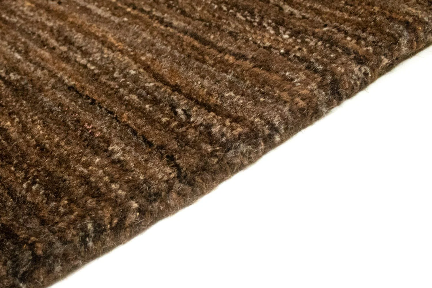 Gabbeh Teppich - Indus 245 x 170 cm - dunkelbraun - Image 3