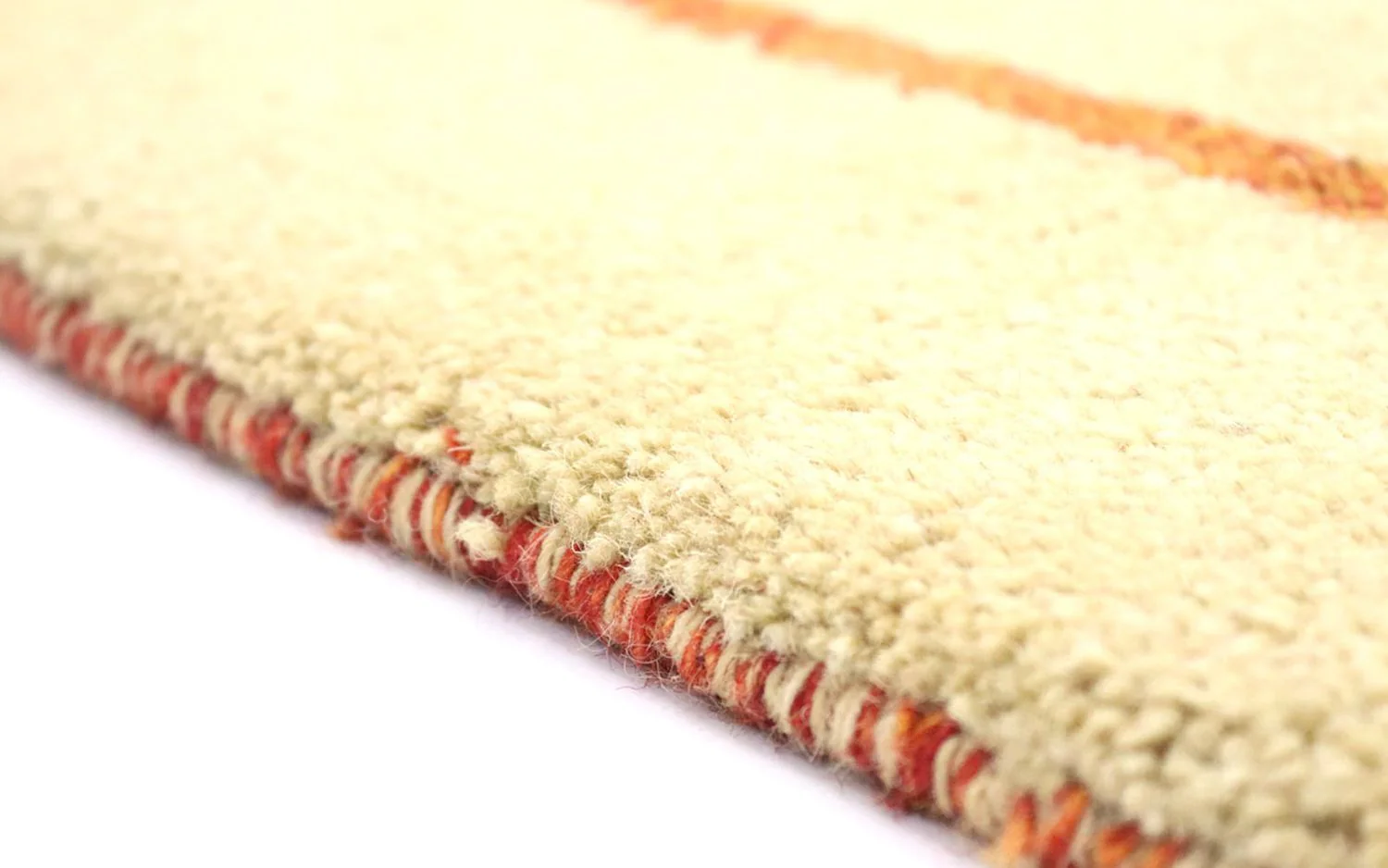 Gabbeh Teppich - Indus 298 x 80 cm - beige - Image 3
