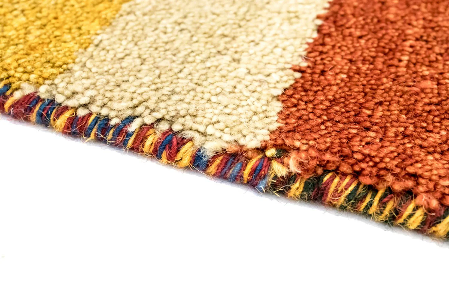 Gabbeh Teppich - Indus 90 x 60 cm - bunt - Image 2