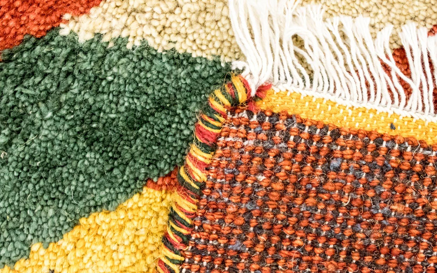 Gabbeh Teppich - Indus 90 x 60 cm - bunt - Image 4