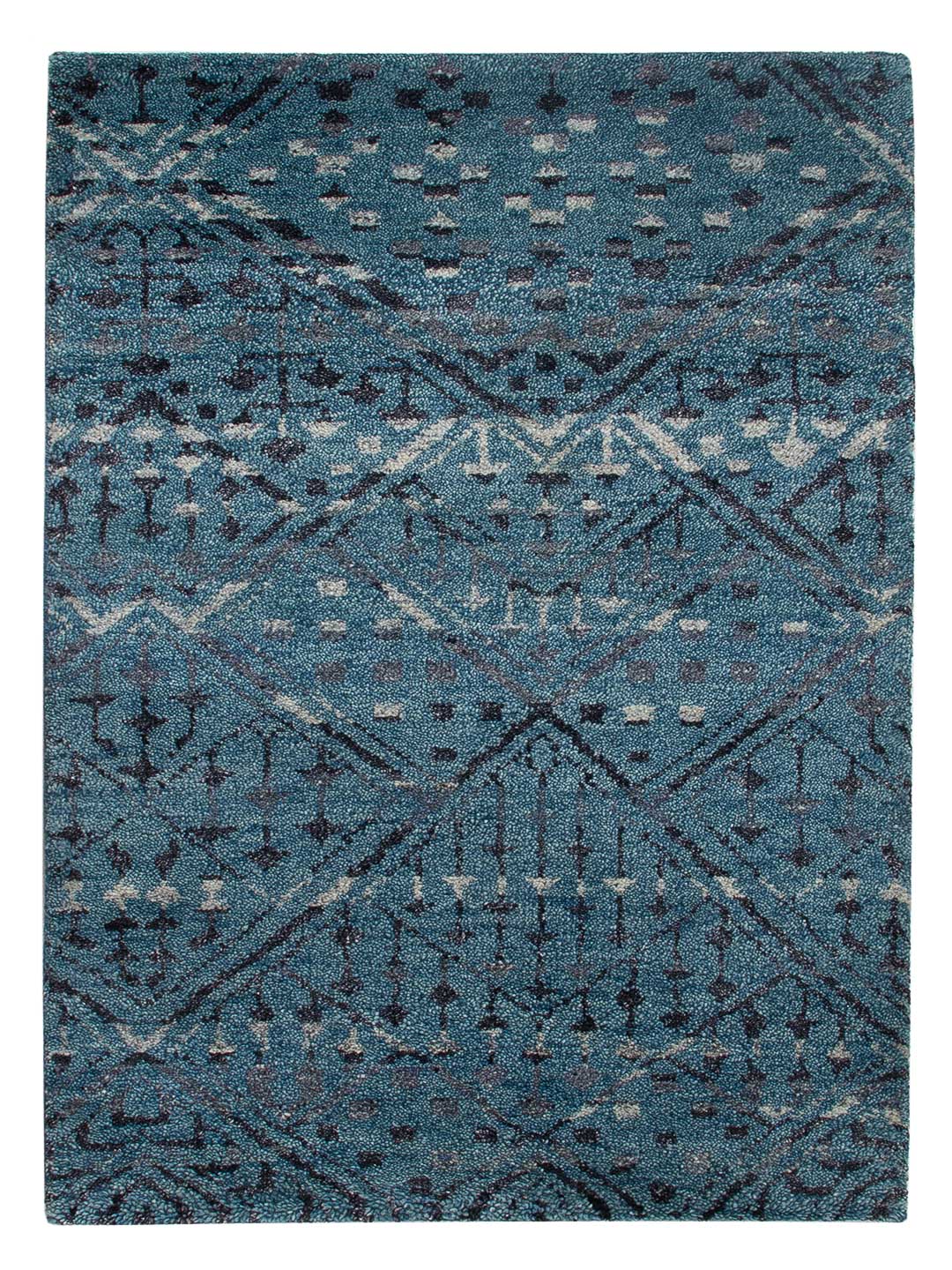 Gabbeh Teppich Indus 90x60cm - Wollteppich