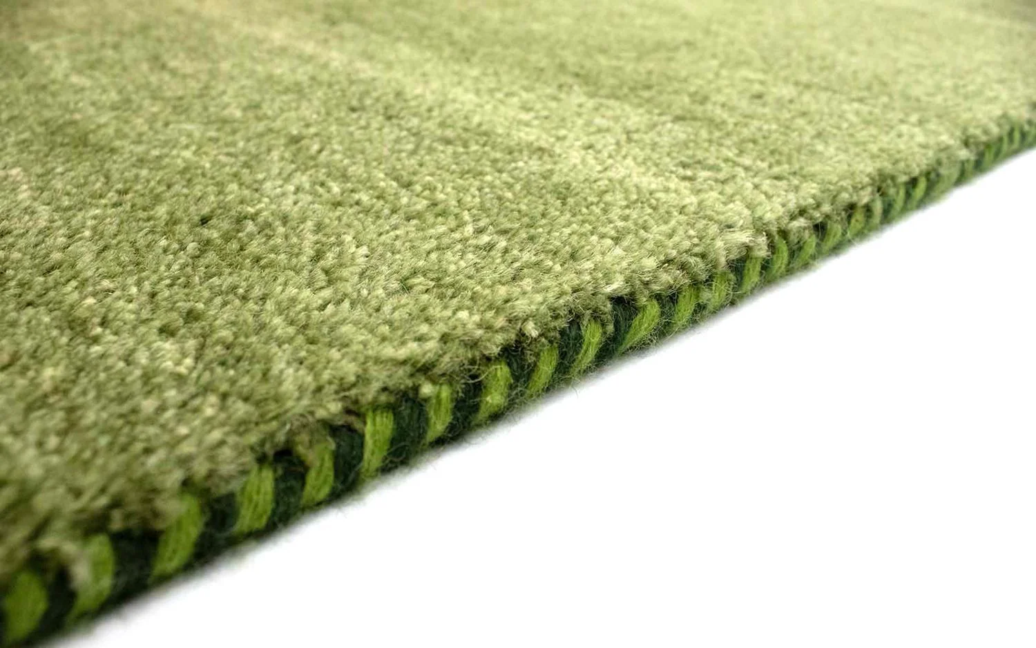 Gabbeh Teppich - Indus 90 x 60 cm - hellgrün - Image 3