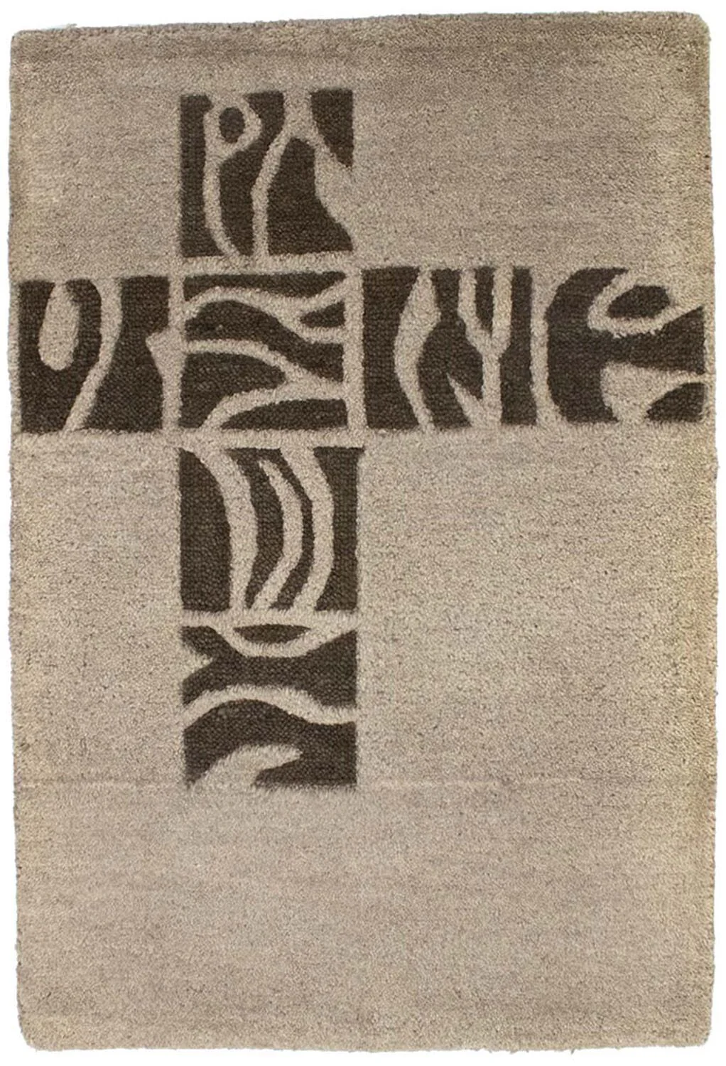Gabbeh Teppich Indus 90x60cm - Wollteppich