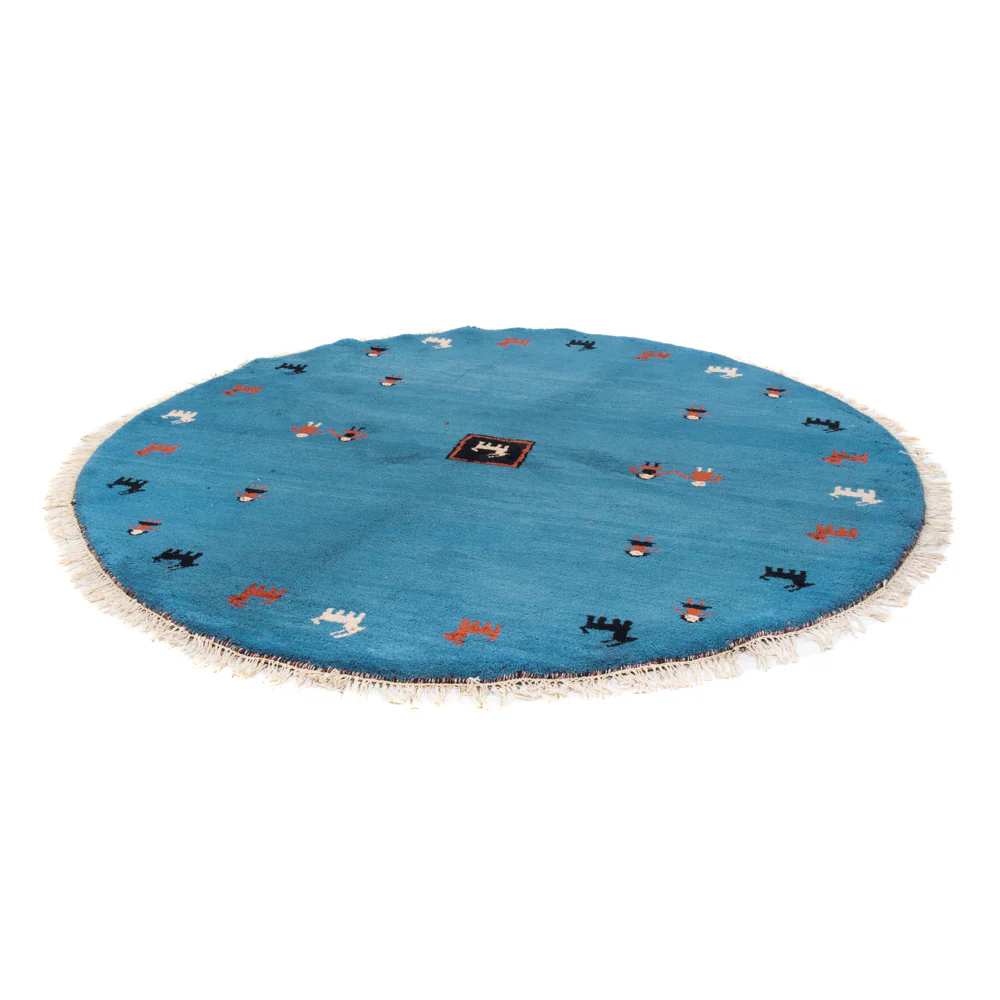 Gabbeh Teppich Indus 195x195cm - Wollteppich - Image 5