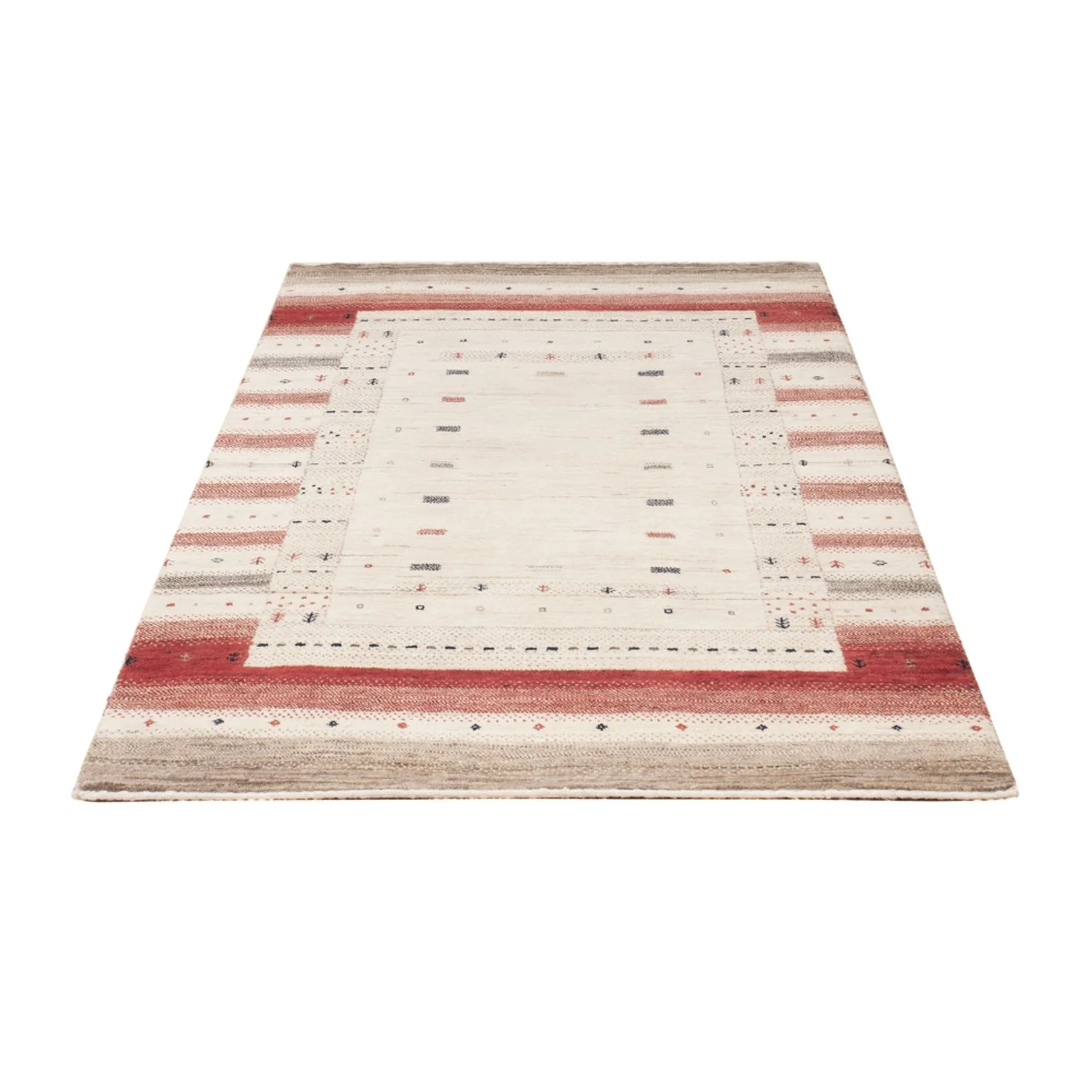 Indo Loribaft Teppich 155x102cm - Wollteppich - Image 5