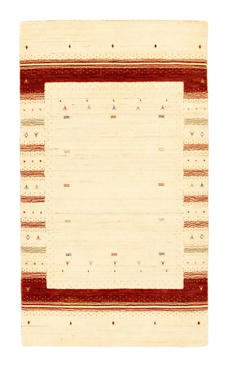 Gabbeh Teppich - Loribaft Indus 160 x 91 cm - beige