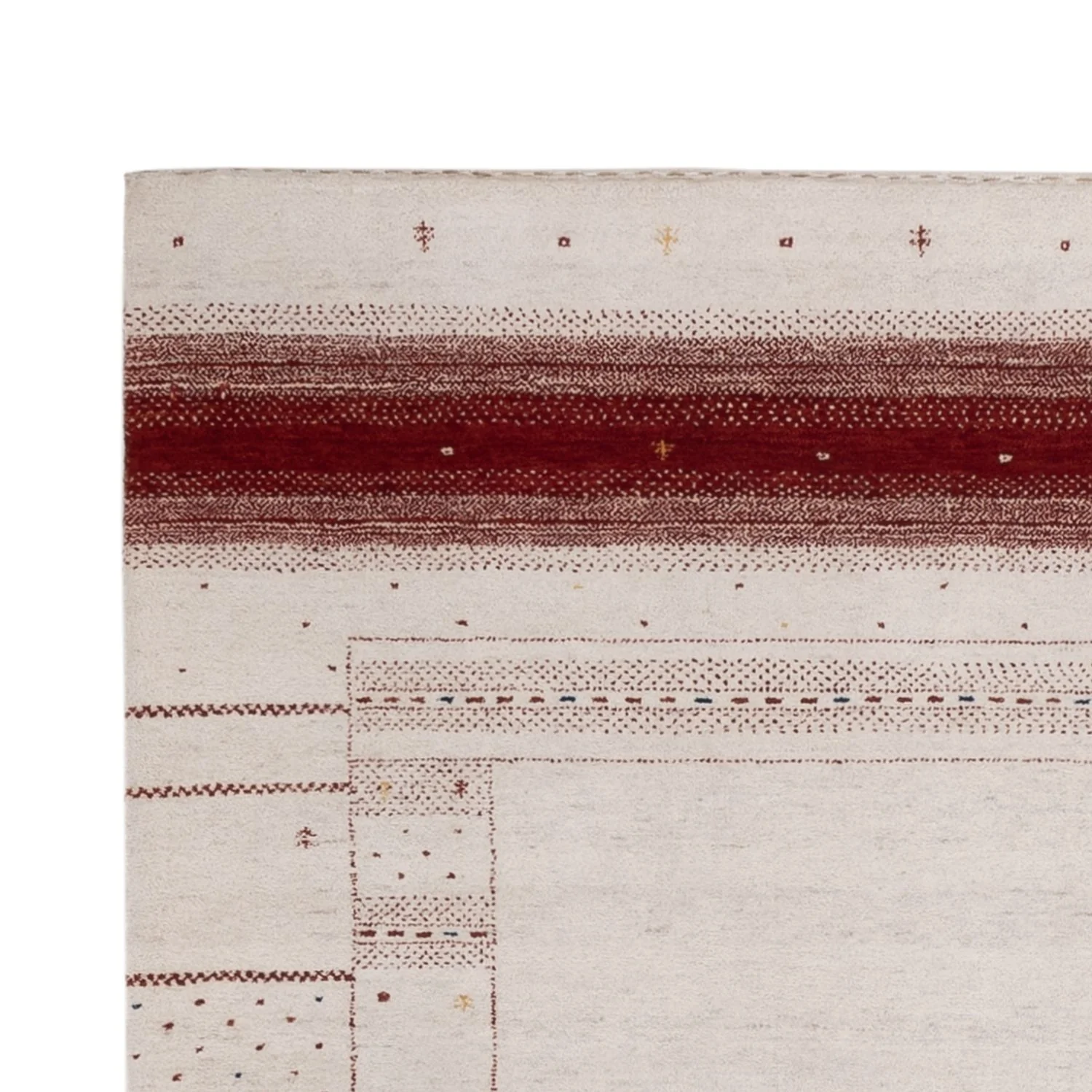 Indo Loribaft Teppich 190x148cm - Wollteppich - Image 3