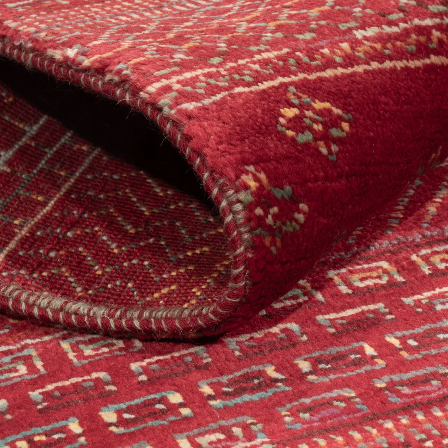 Indo Loribaft Teppich 192x122cm - Wollteppich - Image 4