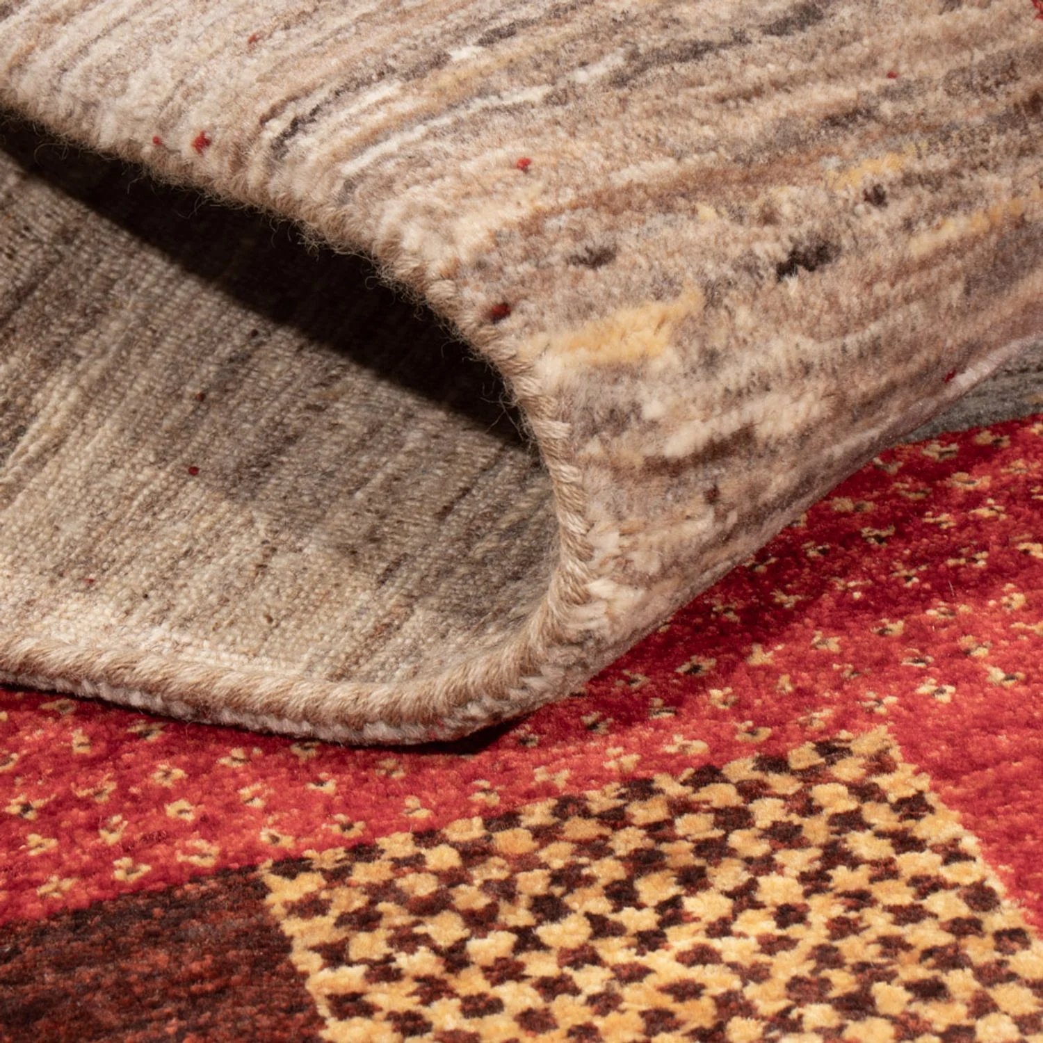 Indo Loribaft Teppich 193x145cm - Wollteppich - Image 4