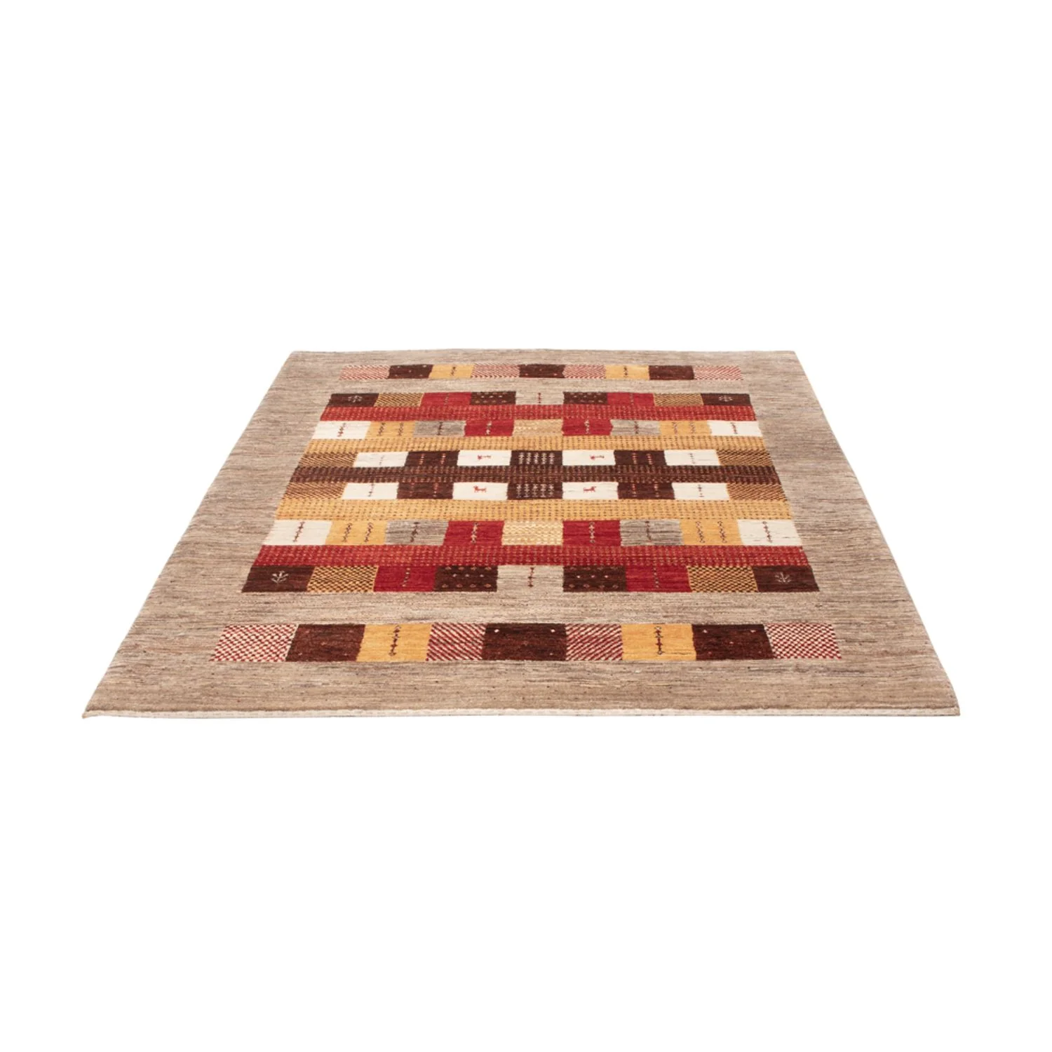 Indo Loribaft Teppich 193x145cm - Wollteppich - Image 5