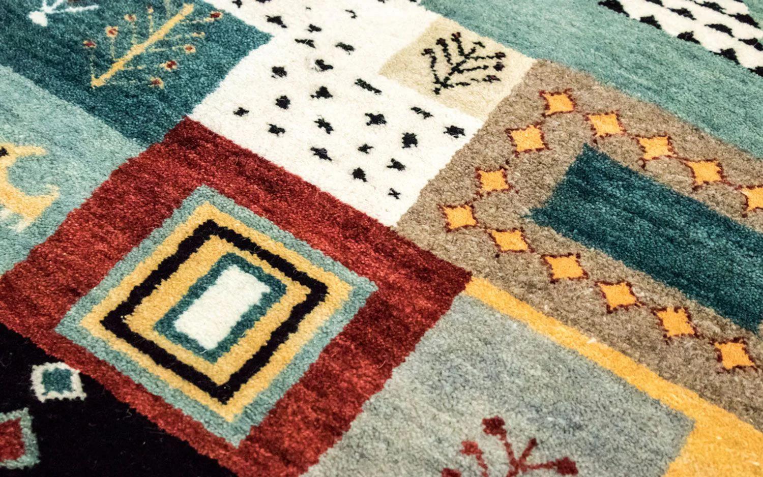 Gabbeh Teppich - Loribaft Indus 198 x 150 cm - bunt - Image 2