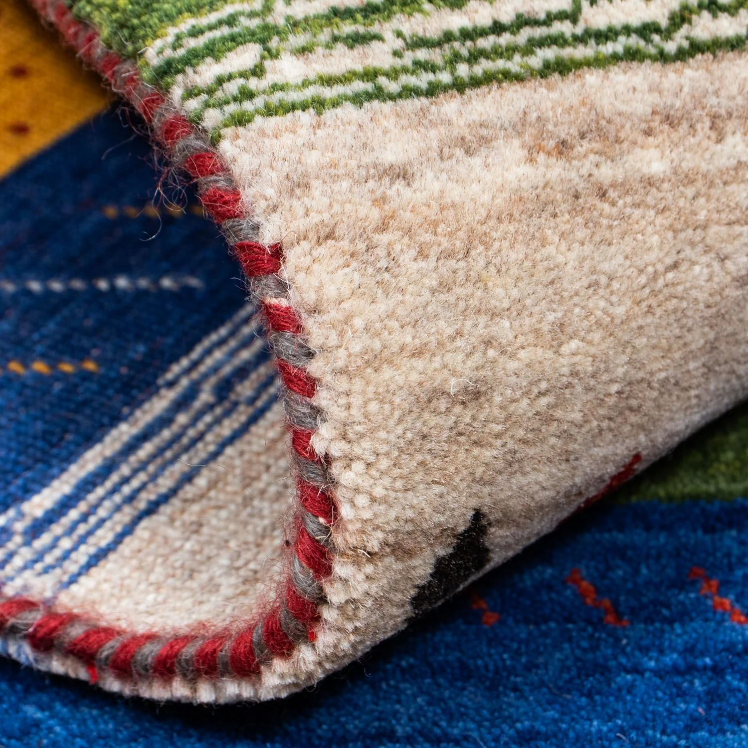 Gabbeh Teppich - Loribaft Indus 200 x 144 cm - mehrfarbig - Image 4