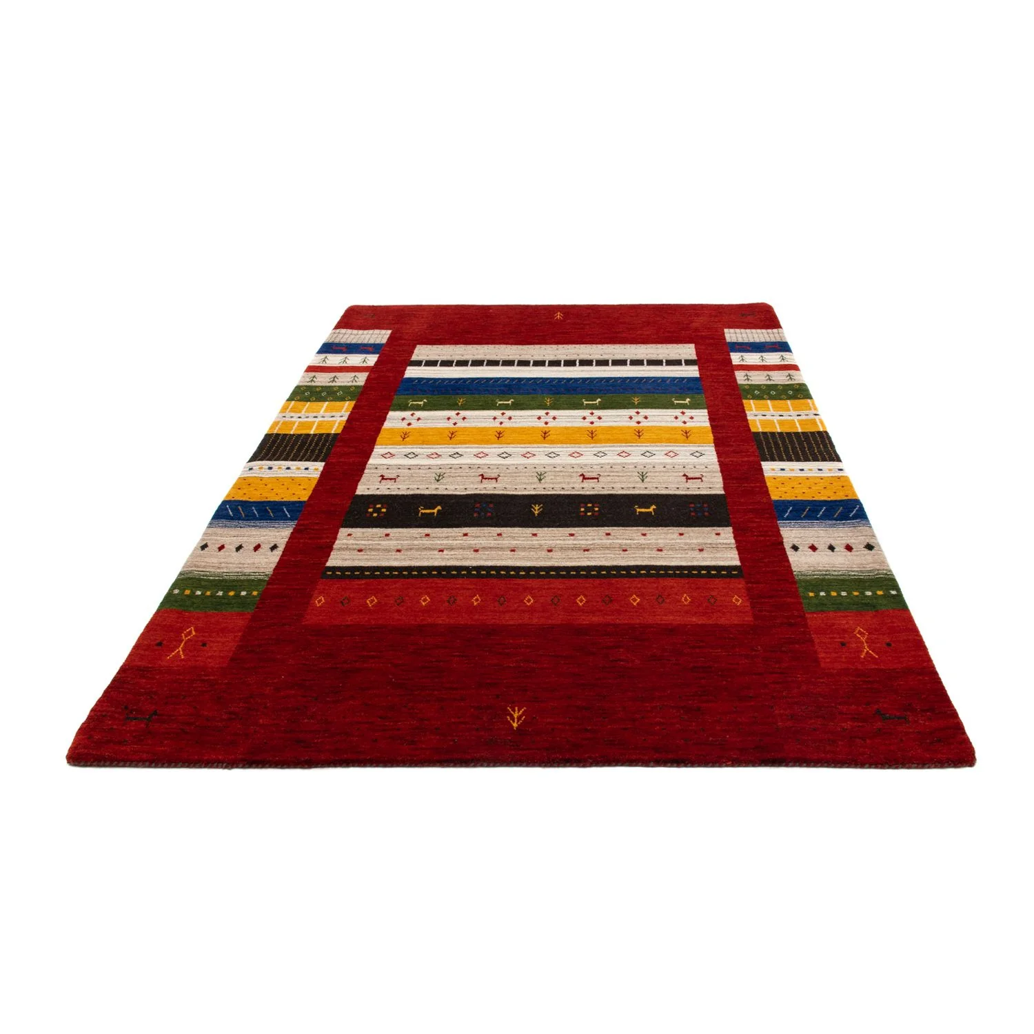 Gabbeh Teppich - Loribaft Indus 200 x 144 cm - mehrfarbig - Image 5
