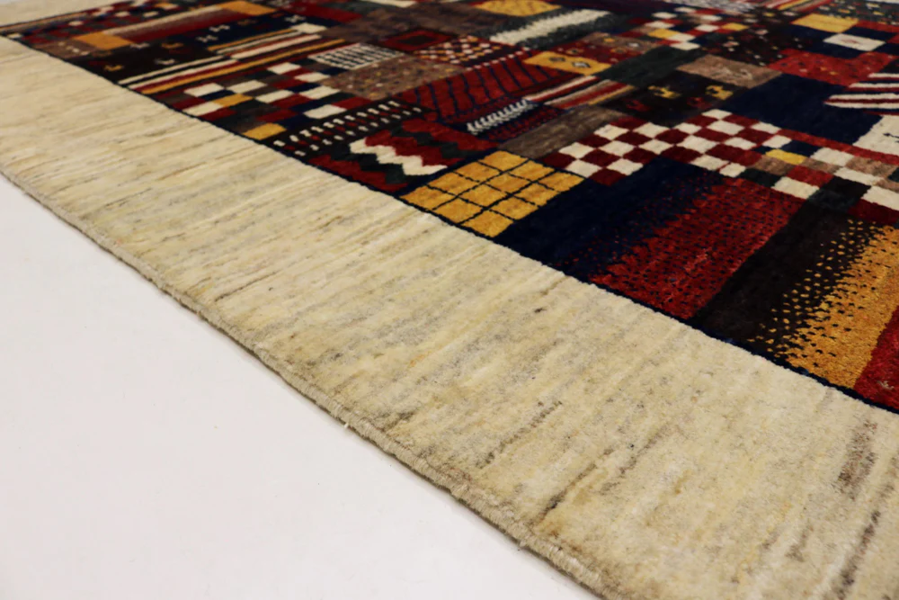 Gabbeh Teppich - Loribaft Indus - 200 x 154 cm - mehrfarbig - Image 9