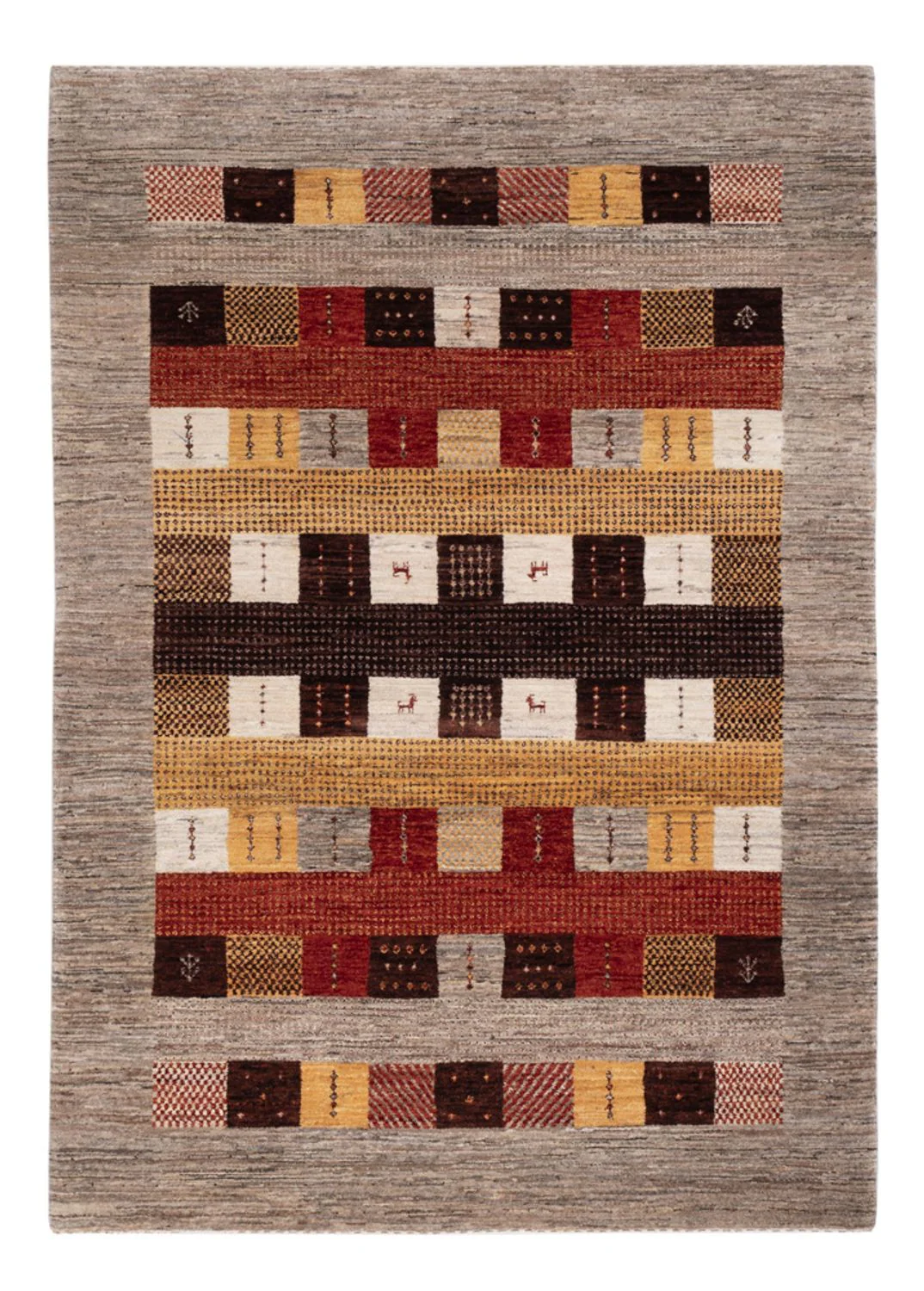 Indo Loribaft Teppich 205x144cm - Wollteppich